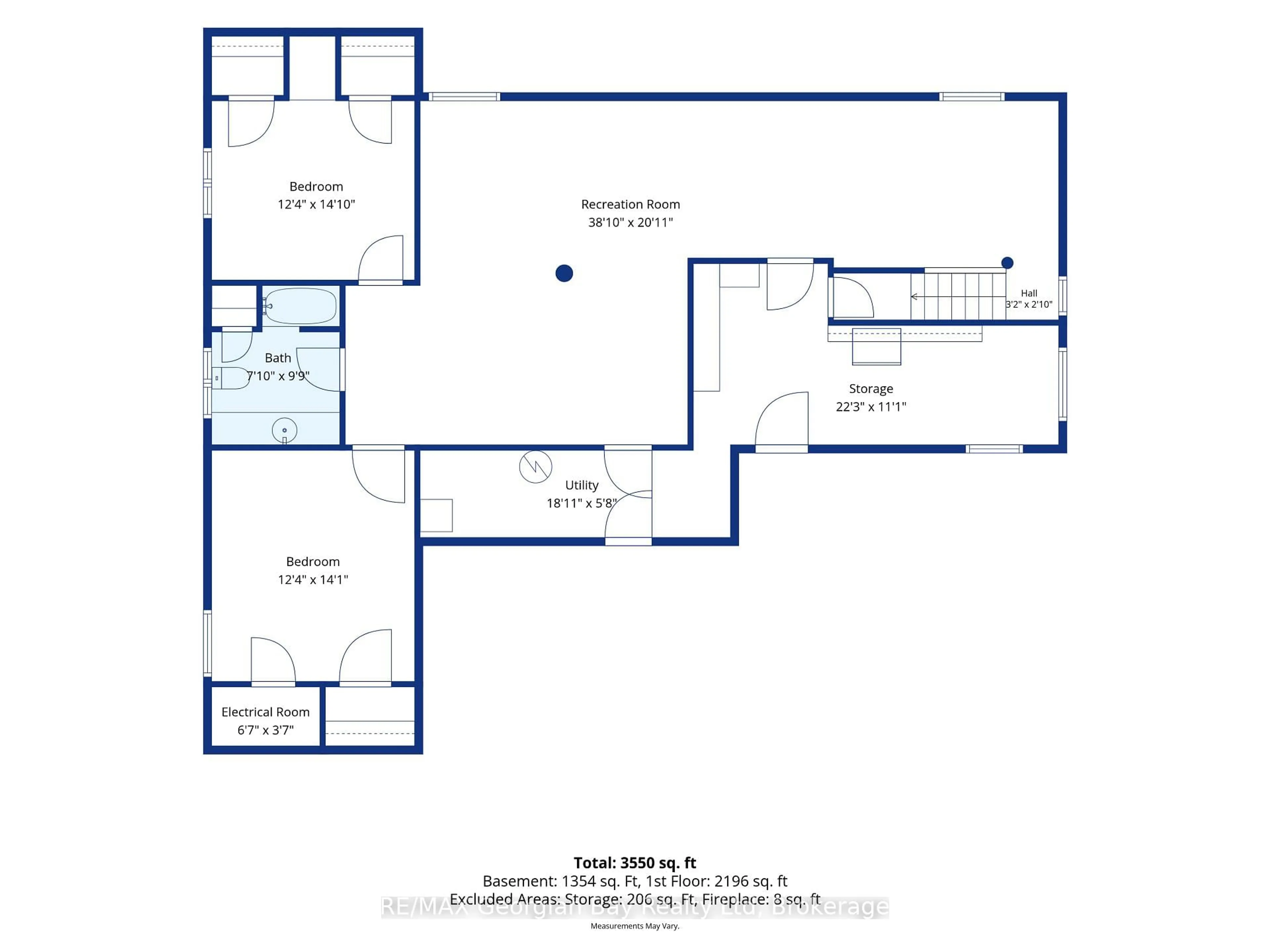 Floor plan for 1339 Tiny Beaches Rd, Tiny Ontario L9M 0H3