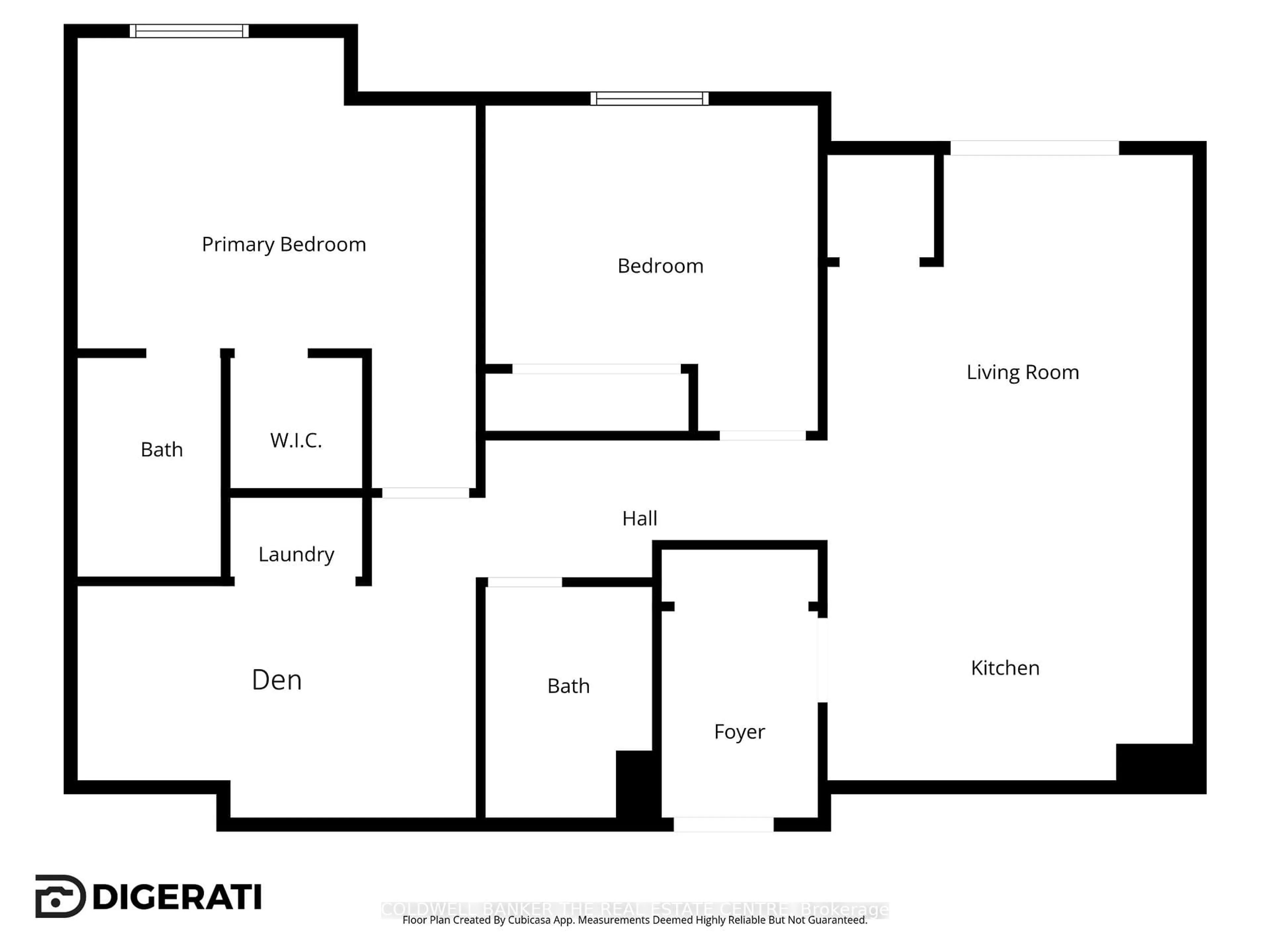 Floor plan for 5 Chef Lane #512, Barrie Ontario L9J 0J8