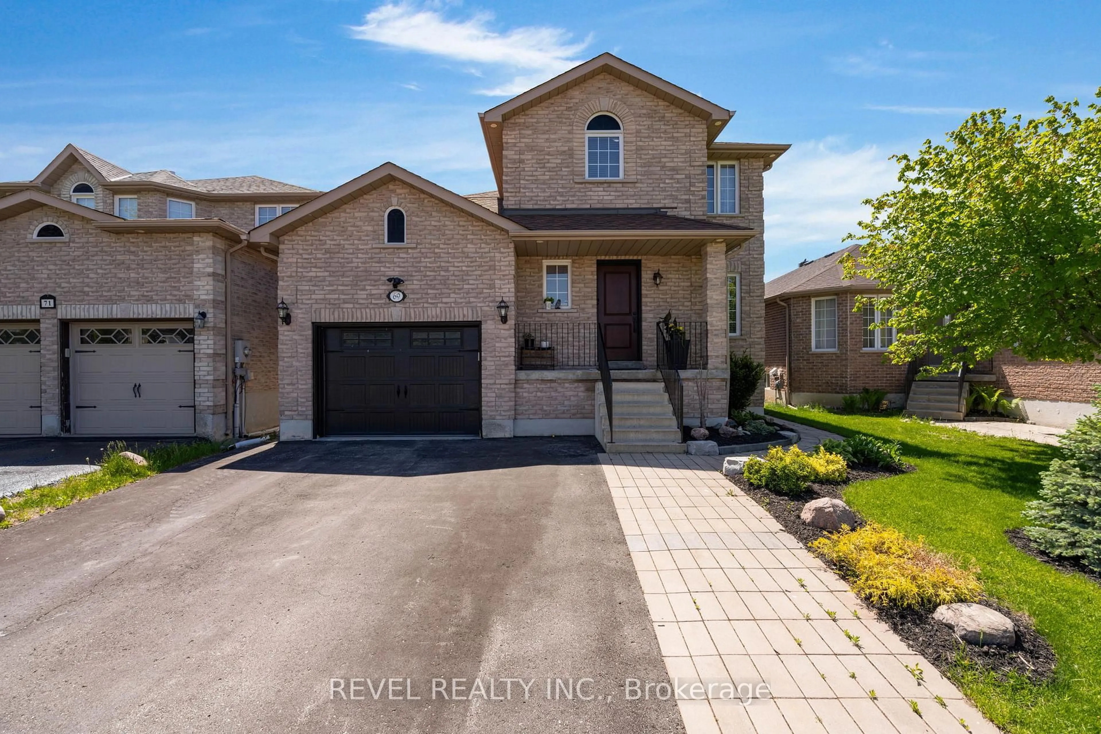 Home with brick exterior material, street for 69 Stephanie Lane, Barrie Ontario L4N 0V9