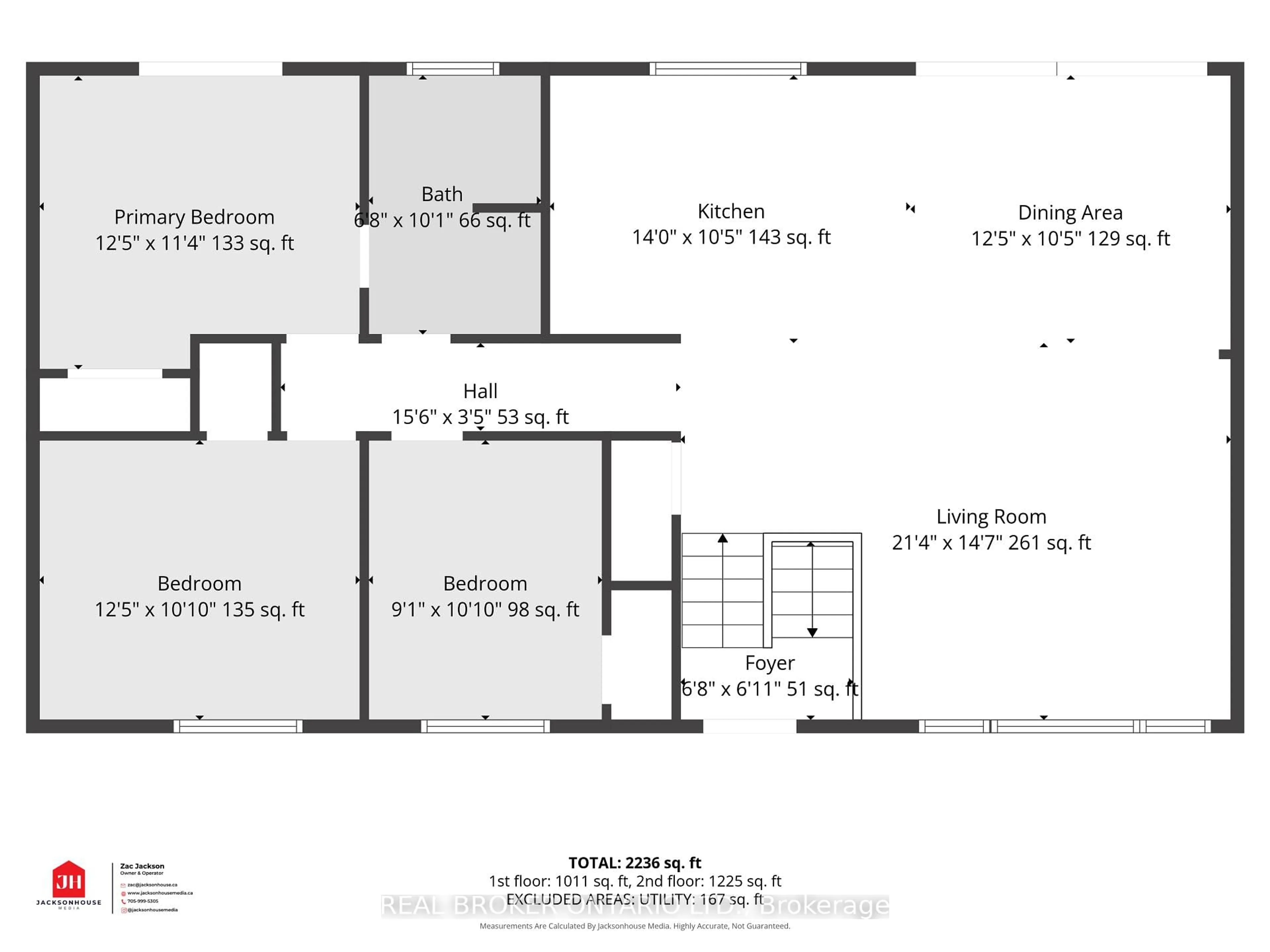 Floor plan for 92 Quinn Ave, Orillia Ontario L3V 3H5