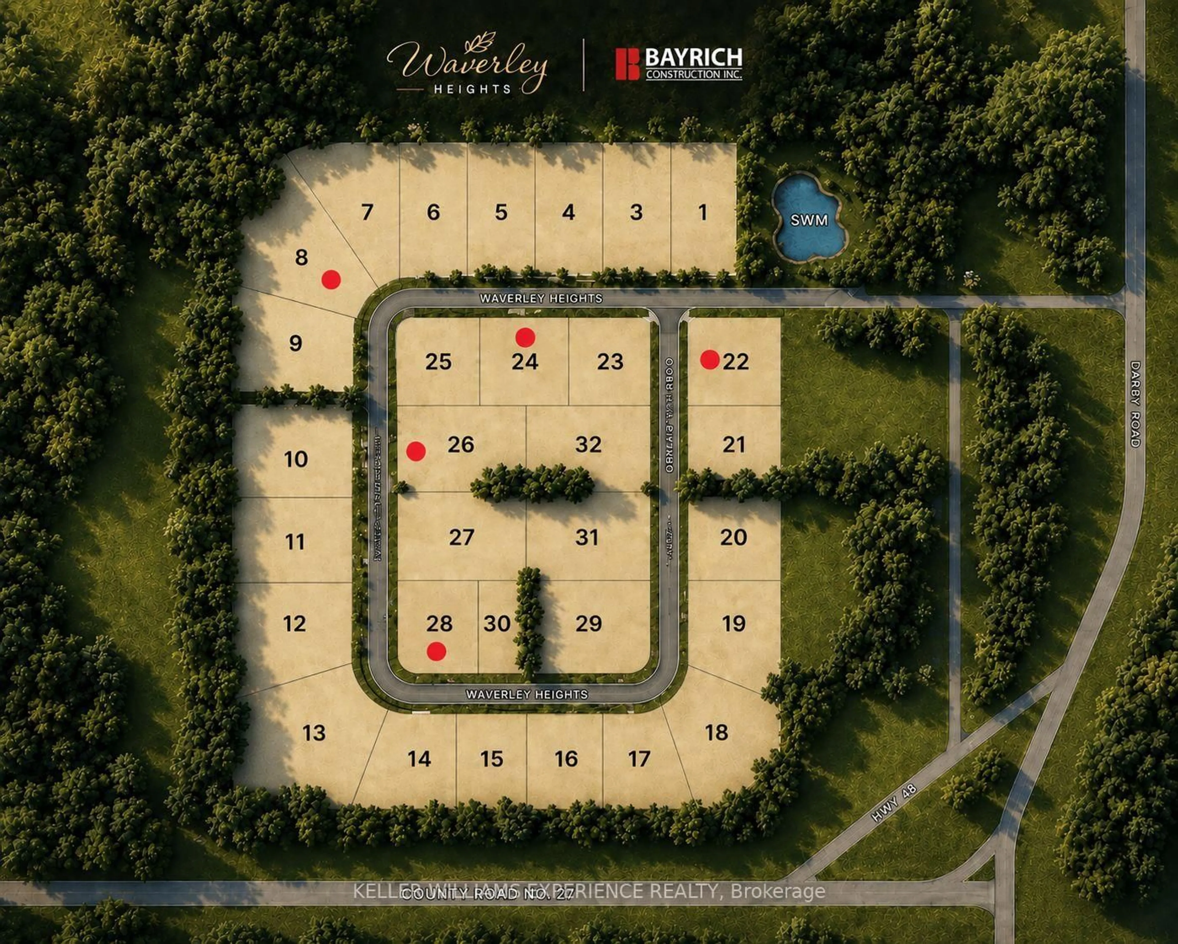 Picture of a map for 92 Waverley Hts, Tay Ontario L0L 1P0