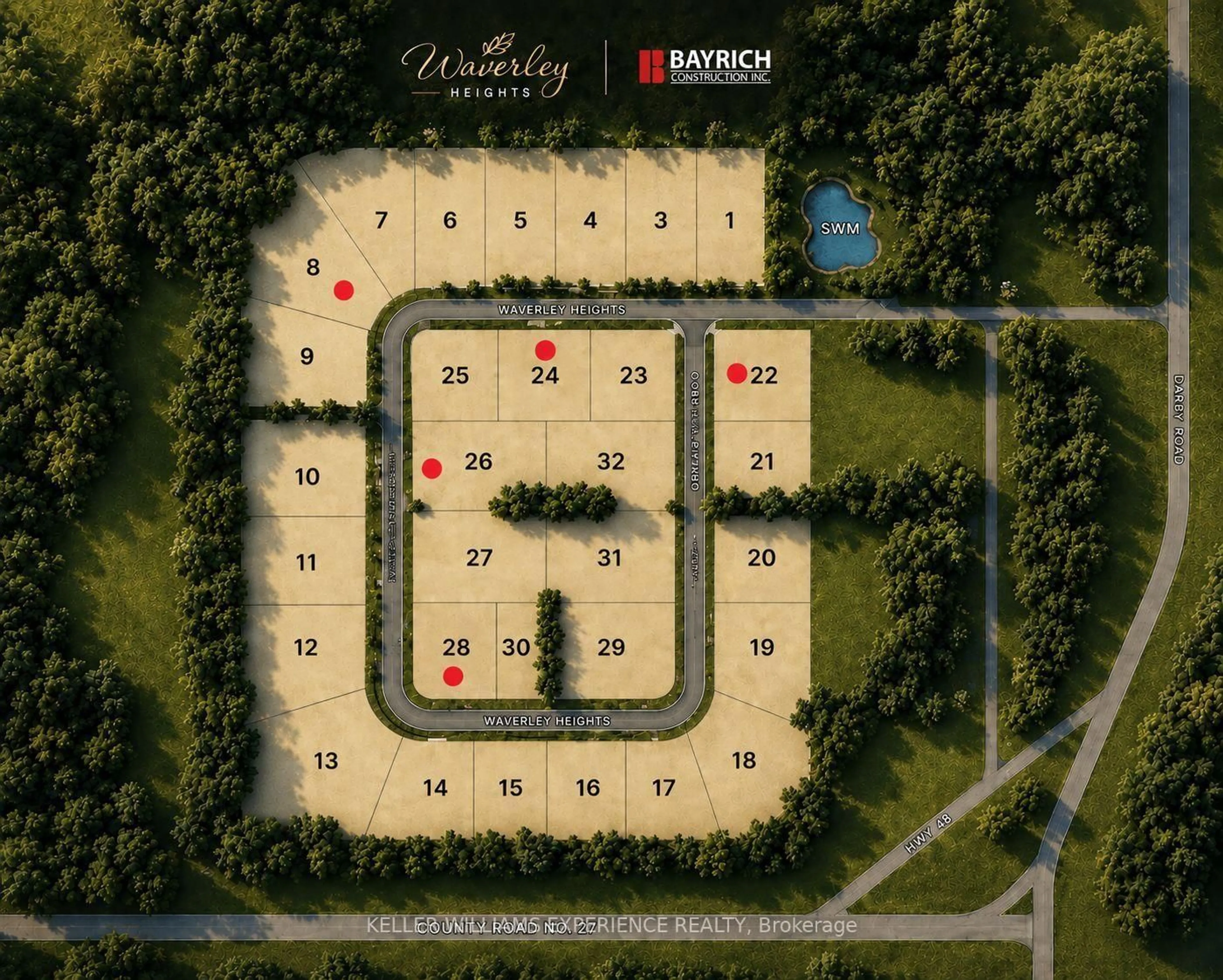 Picture of a map for 88 Waverley Hts, Tay Ontario L0L 1P0