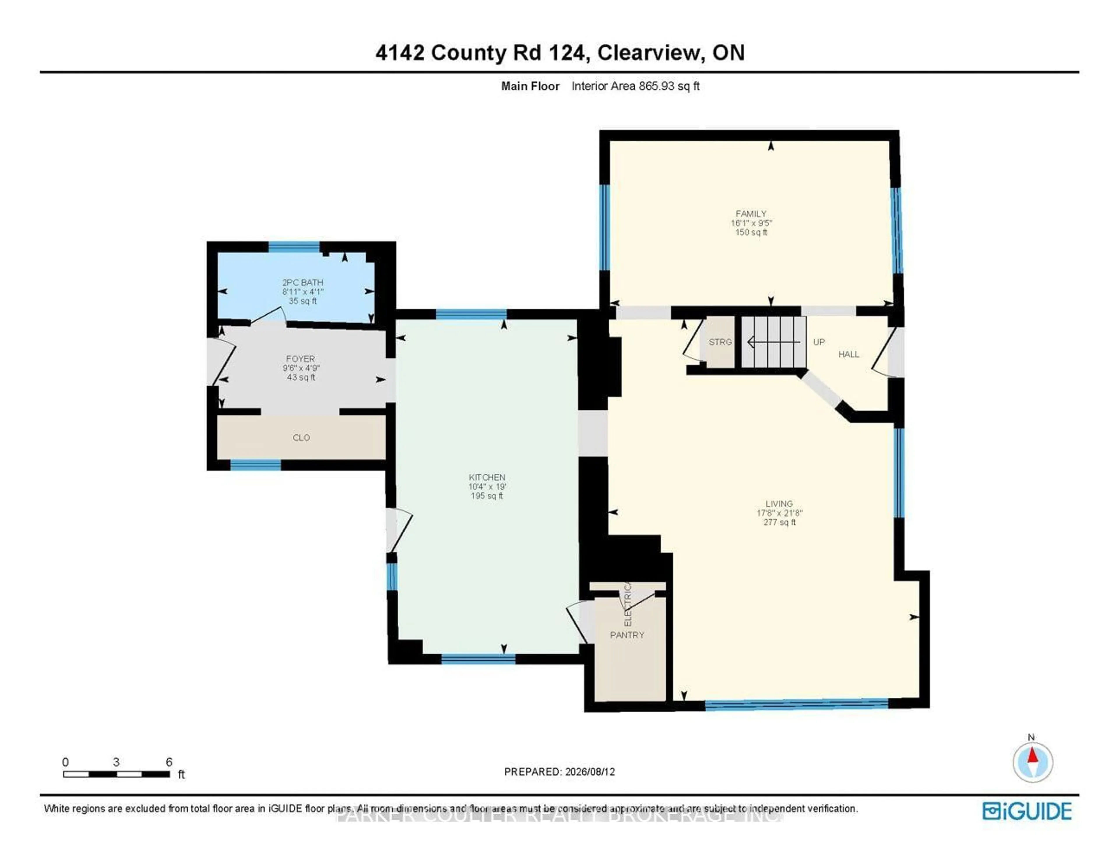 Floor plan for 4142 County Road 124, Clearview Ontario L0M 1P0