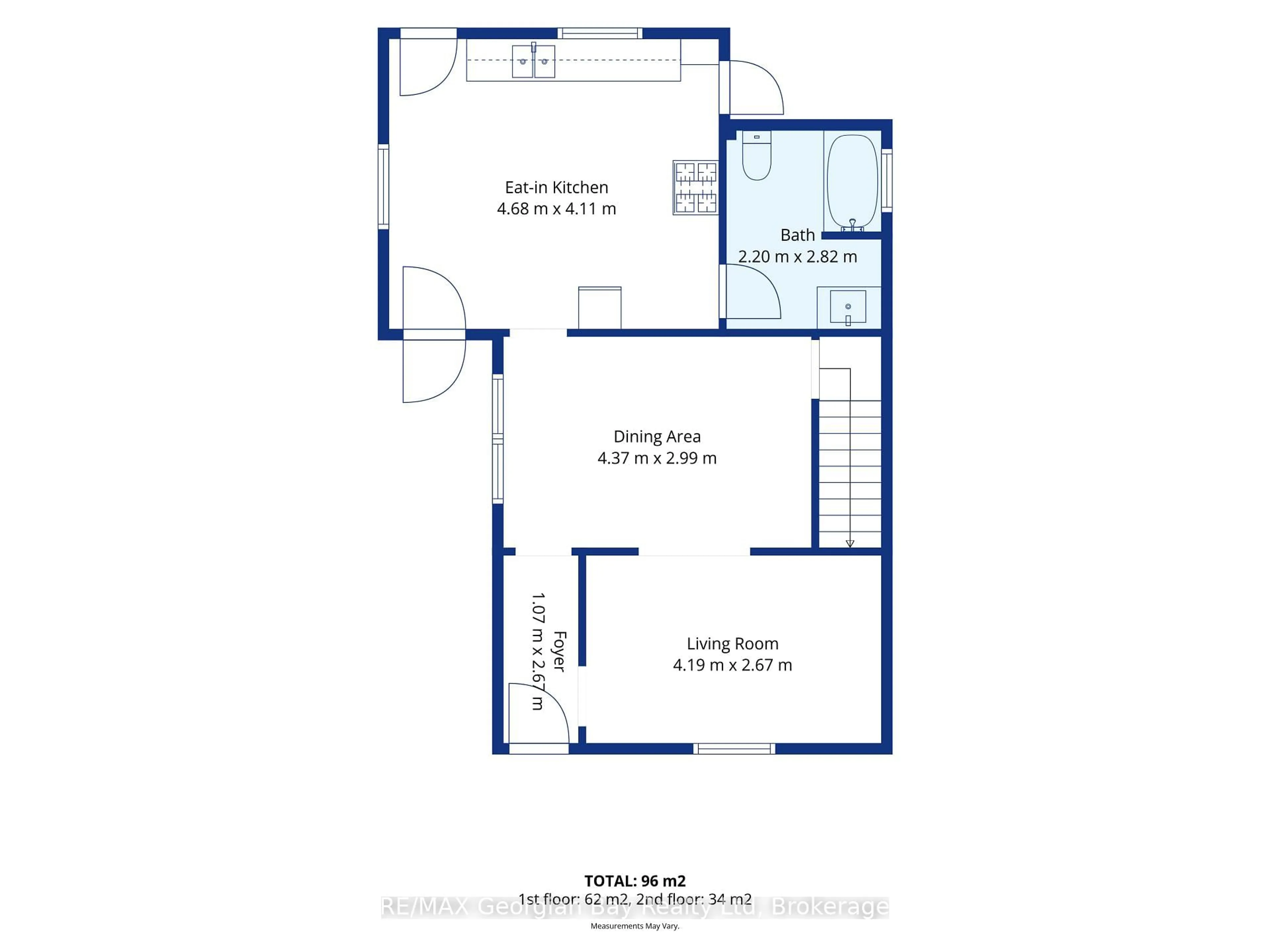 Floor plan for 375 Horrell Ave, Midland Ontario L4R 2A5