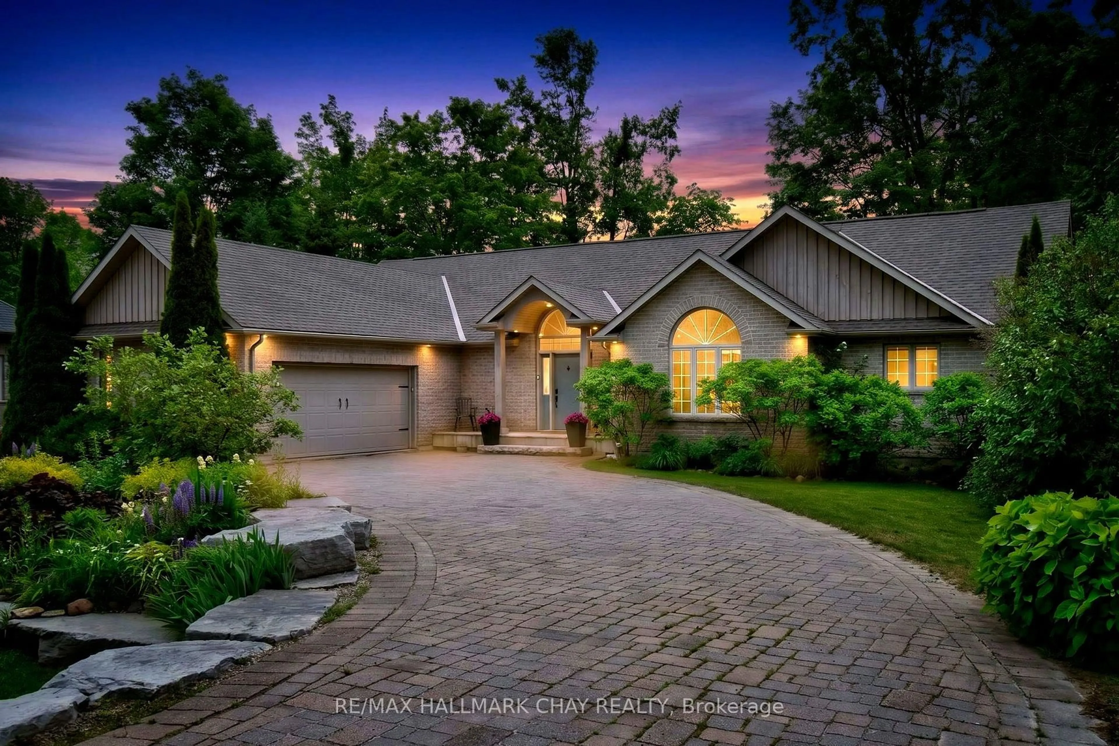Home with brick exterior material, street for 3 Nordic Tr, Oro-Medonte Ontario L0L 2L0
