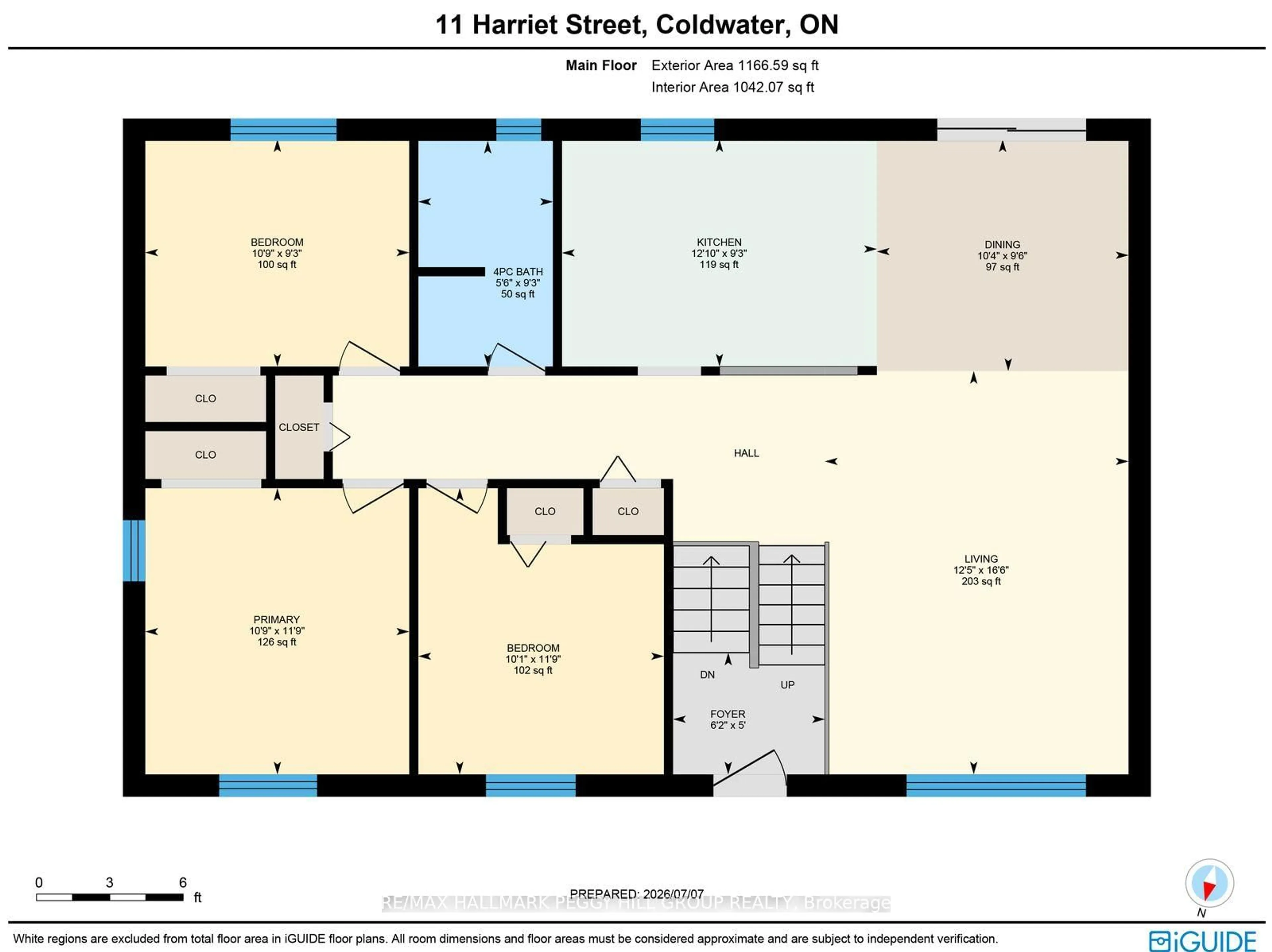 Floor plan for 11 Harriet St, Severn Ontario L0K 1E0