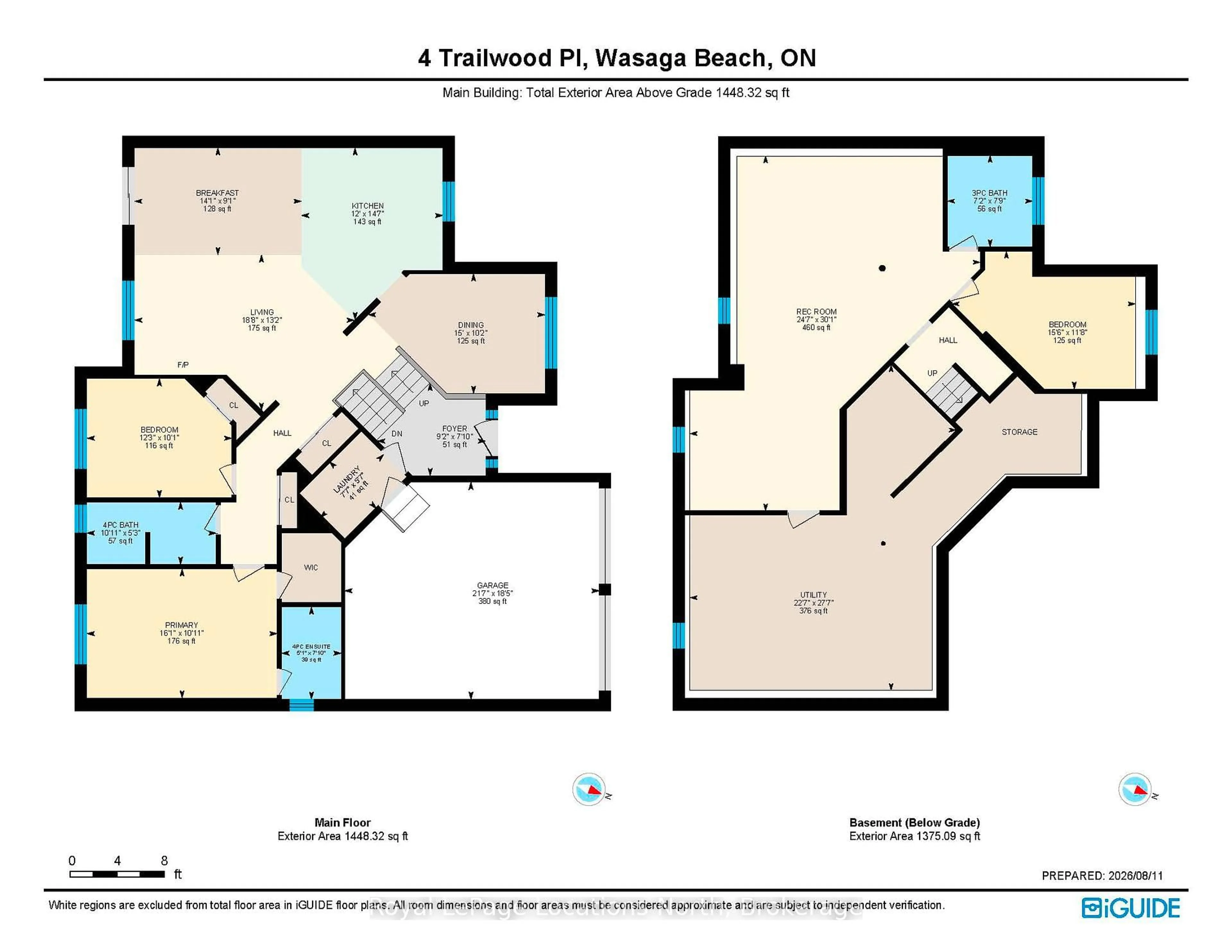 Floor plan for 4 TRAILWOOD Pl, Wasaga Beach Ontario L9Z 1M6