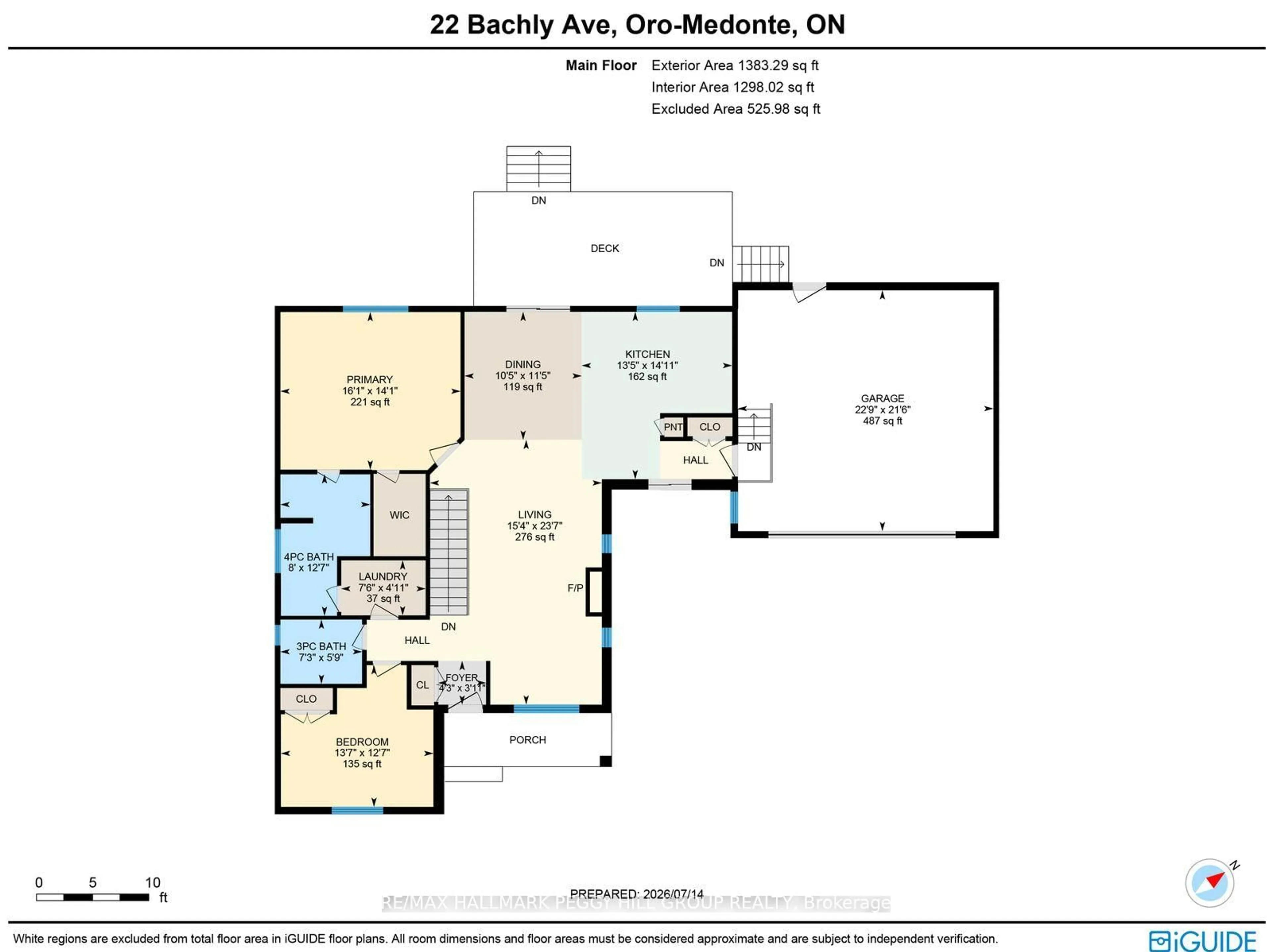Floor plan for 22 Bachly Ave, Oro-Medonte Ontario L0K 1N0