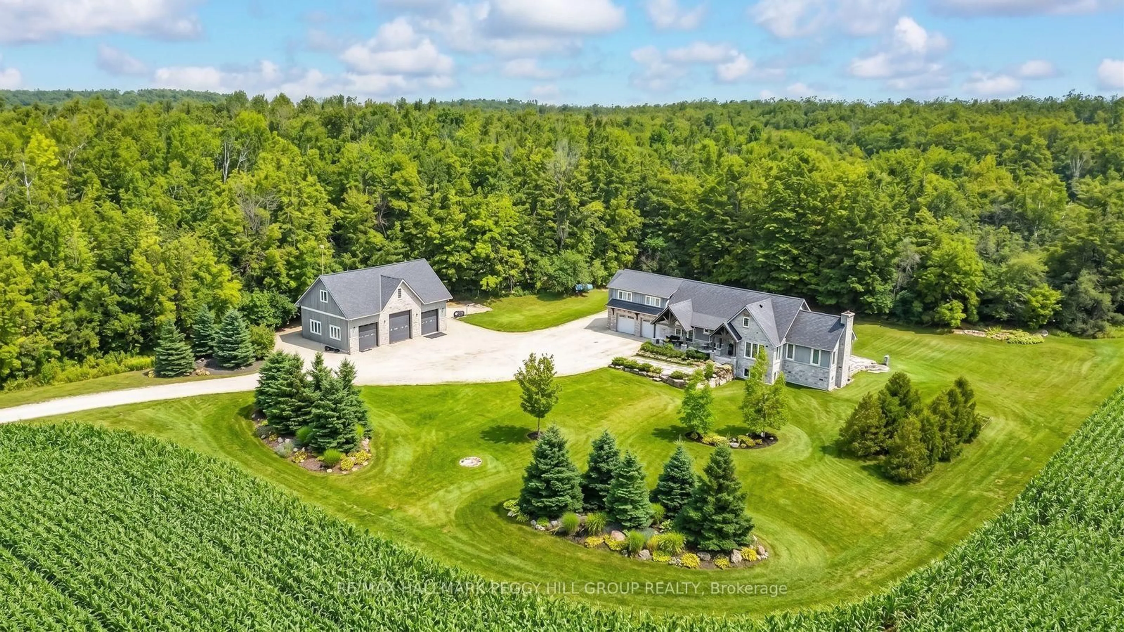 A pic from outside/outdoor area/front of a property/back of a property/a pic from drone, unknown for 2265 Concession 11 Nottawasaga, Clearview Ontario N0C 1M0