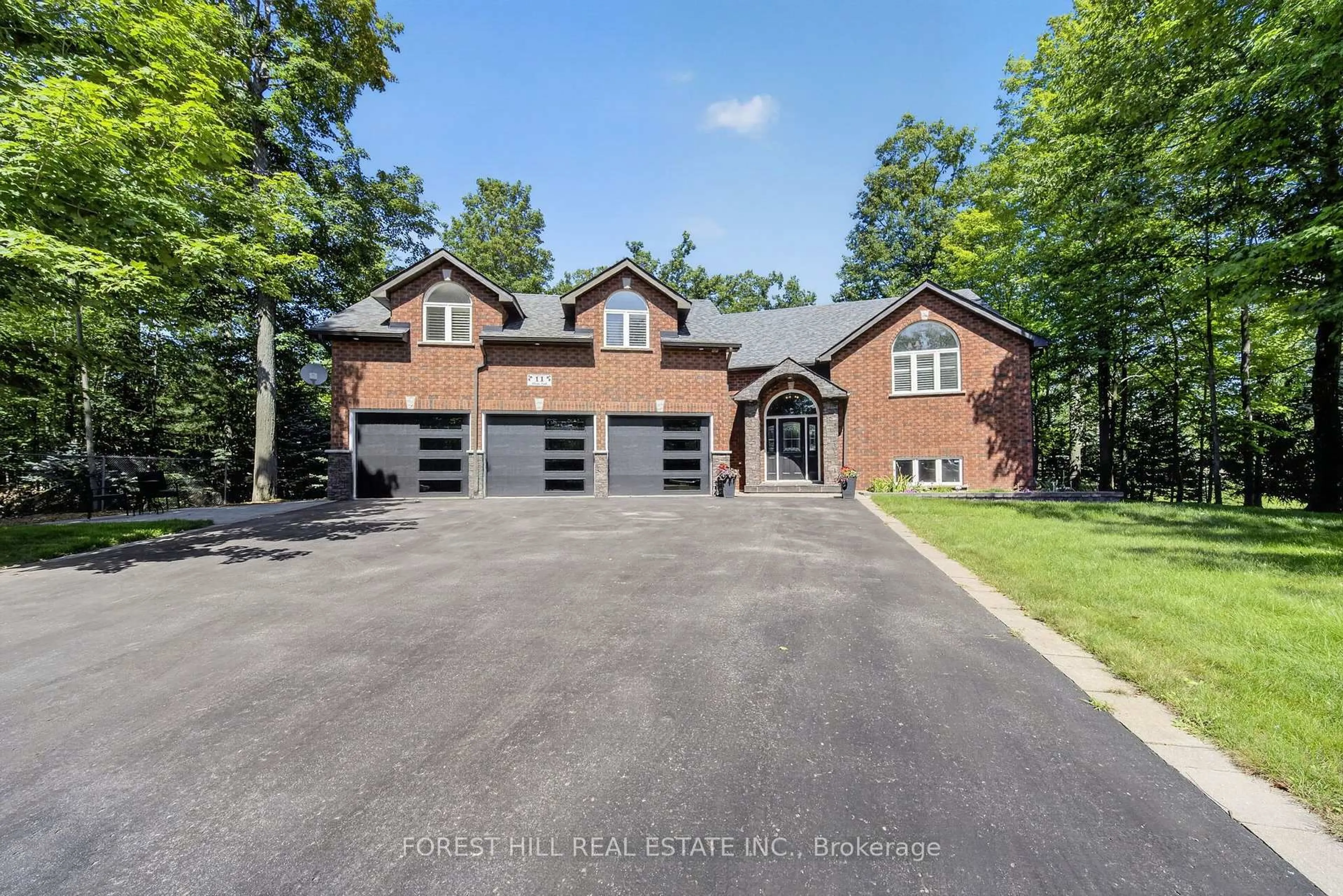 Home with brick exterior material, street for 11 Alpine Tr, Springwater Ontario L9X 0H4