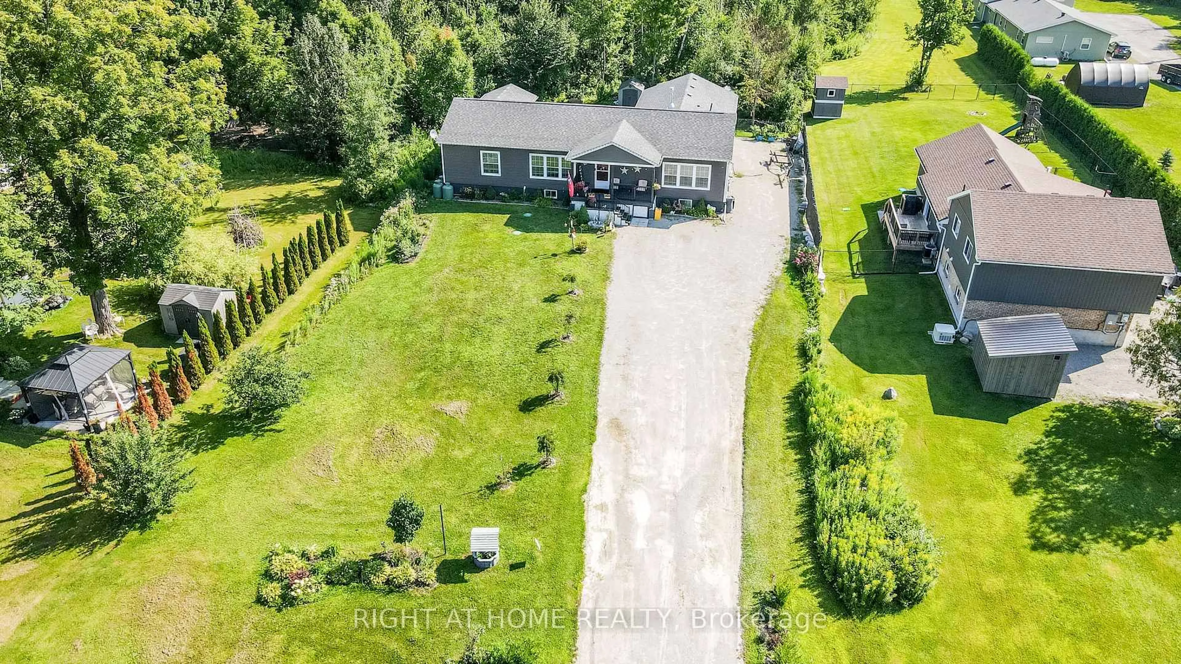 A pic from outside/outdoor area/front of a property/back of a property/a pic from drone, unknown for 13009 County Road 16 Dr, Tay Ontario L0K 2C0