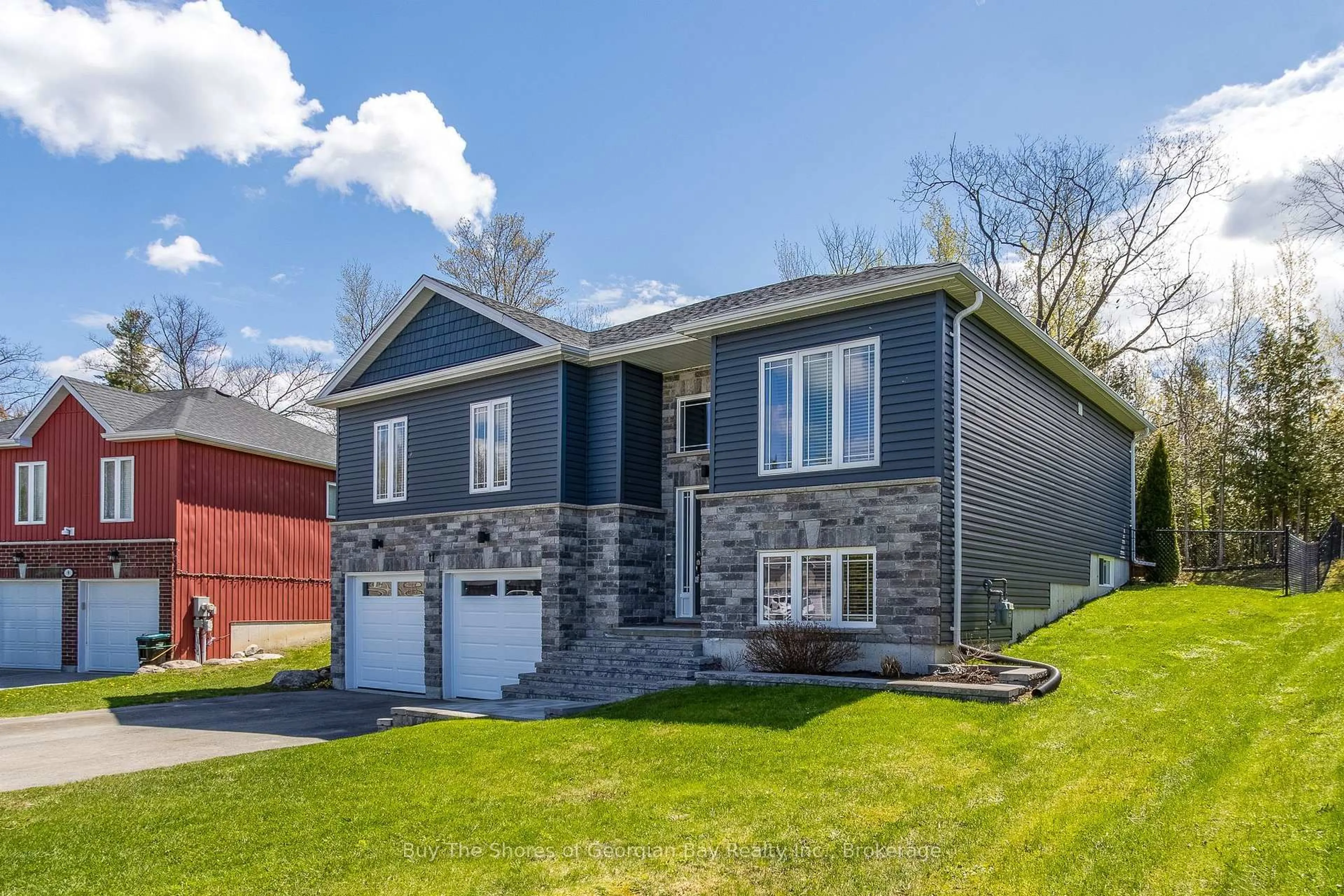 Home with brick exterior material, street for 11 Ralph Dalton Blvd, Tay Ontario L0K 2A0