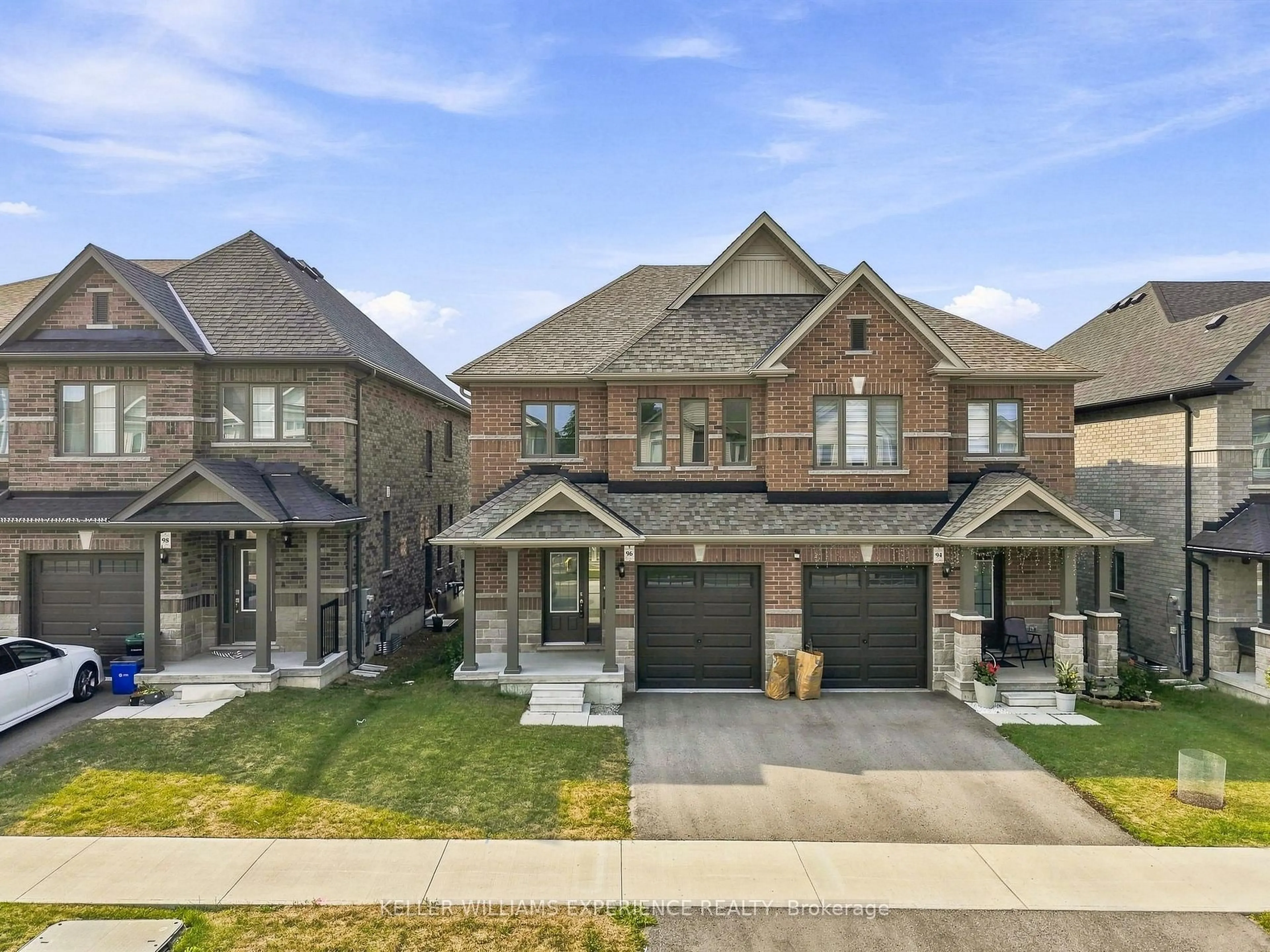 Home with brick exterior material, street for 96 Sagewood Ave, Barrie Ontario L9J 0K5