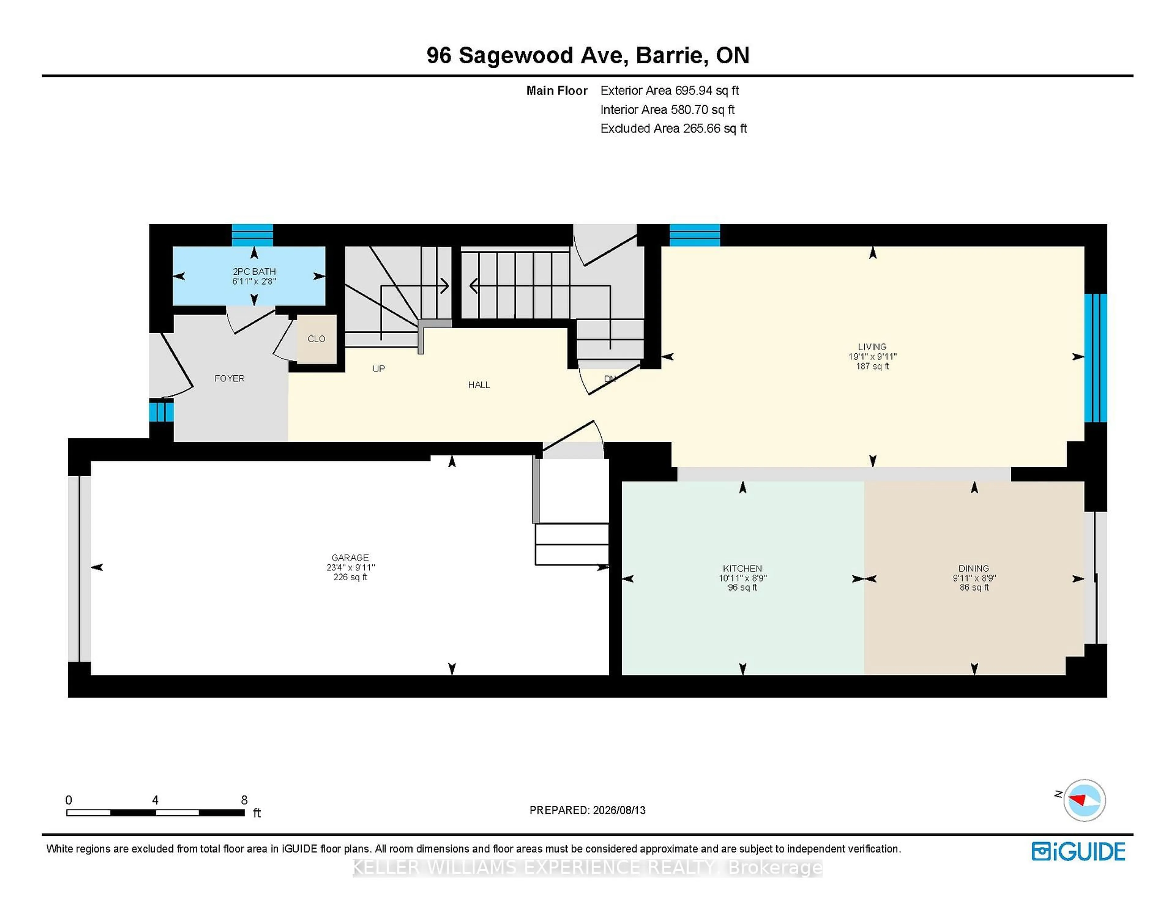 Floor plan for 96 Sagewood Ave, Barrie Ontario L9J 0K5