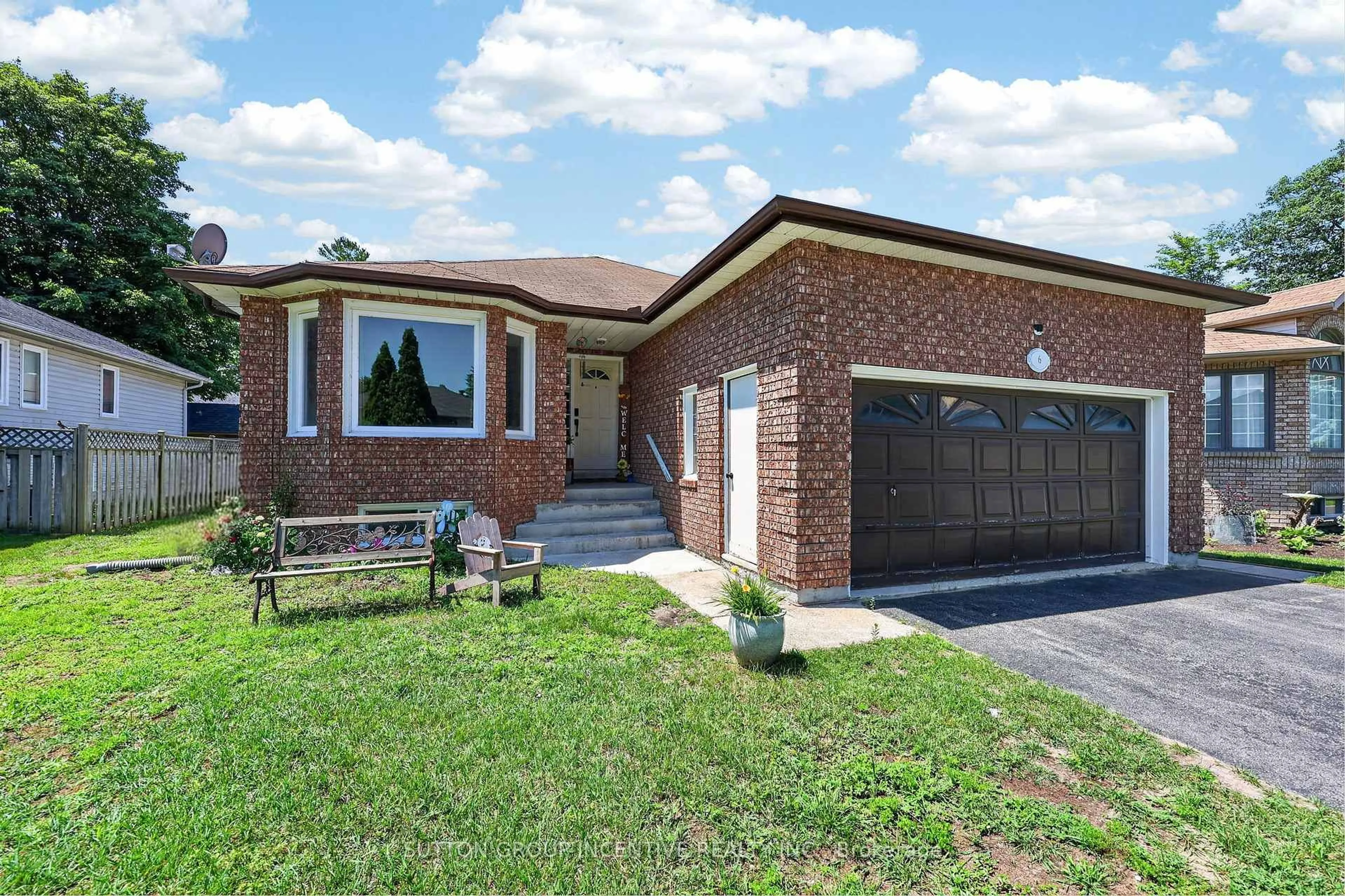Home with brick exterior material, street for 6 Riverdale Dr, Wasaga Beach Ontario L9Z 1E9