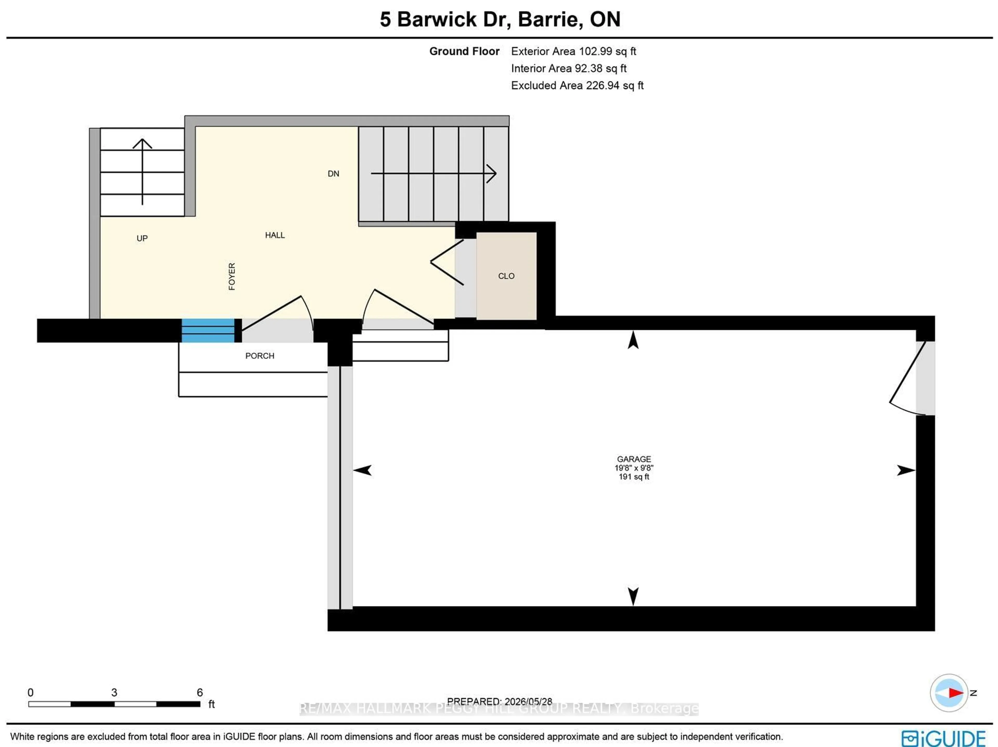 Floor plan for 5 Barwick Dr, Barrie Ontario L4N 6Z7