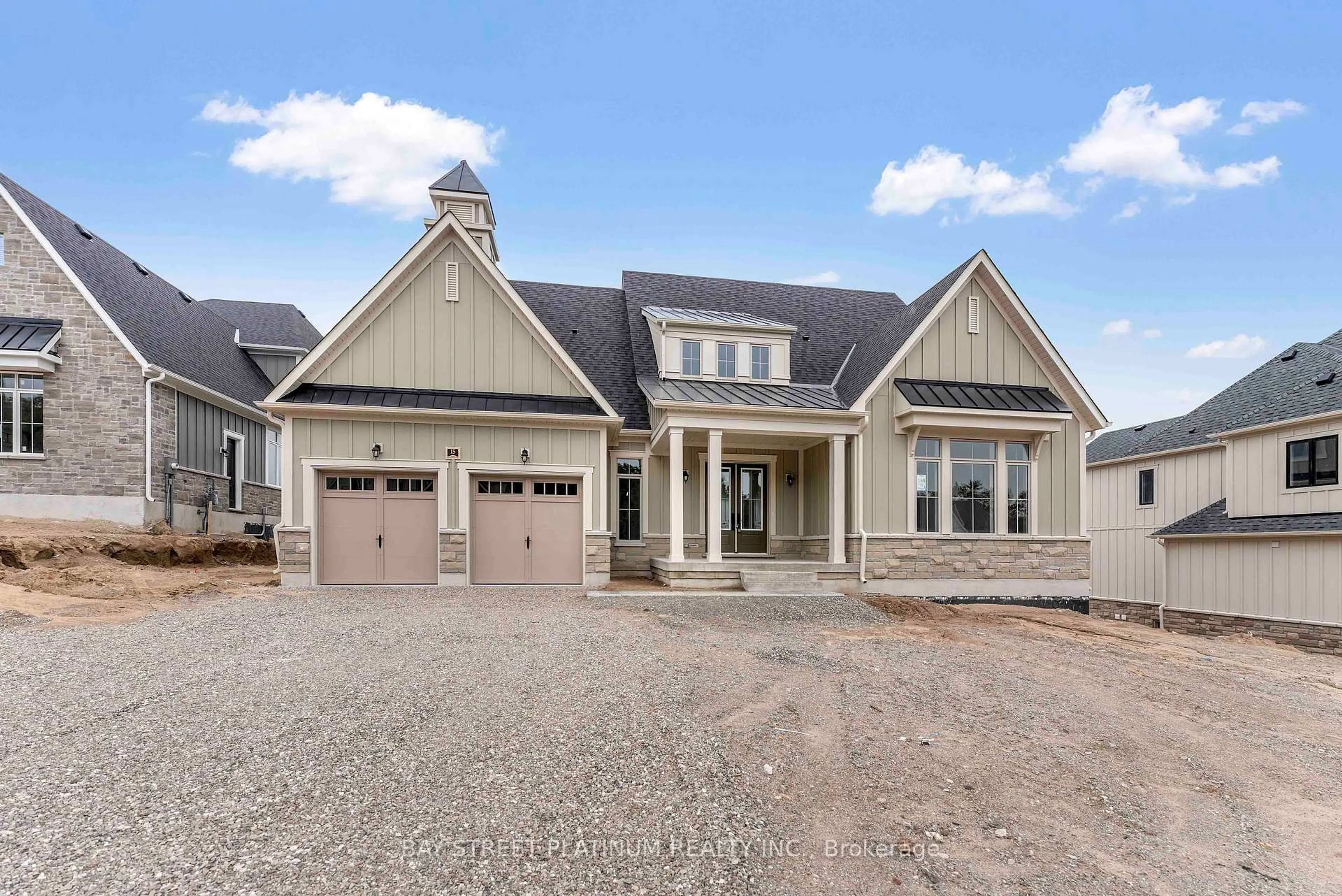 Home with brick exterior material, street for 15 Radome Dr, Oro-Medonte Ontario L0L 2L0