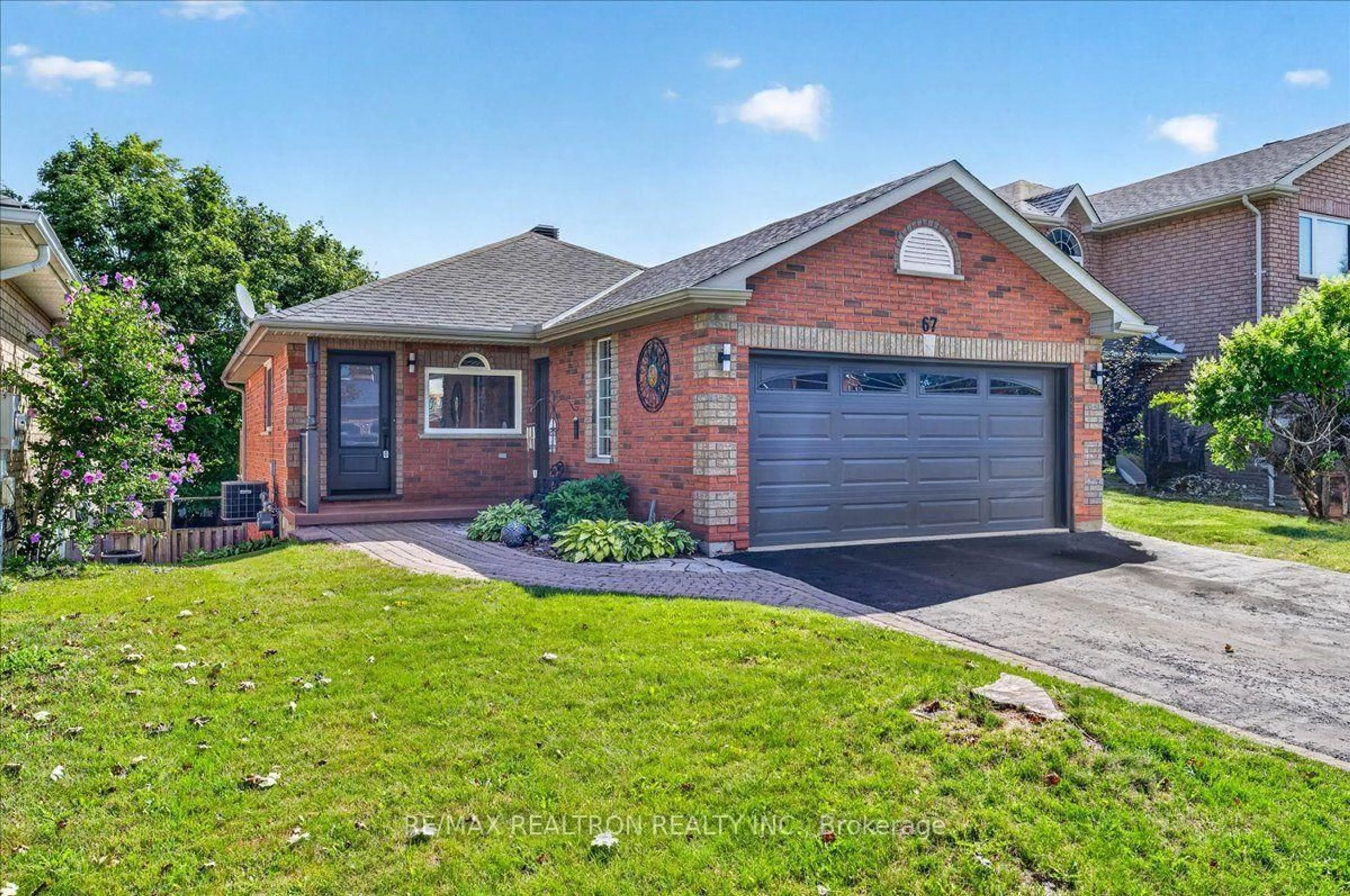 Home with brick exterior material, street for 67 Vanessa Dr, Orillia Ontario L3V 7W9