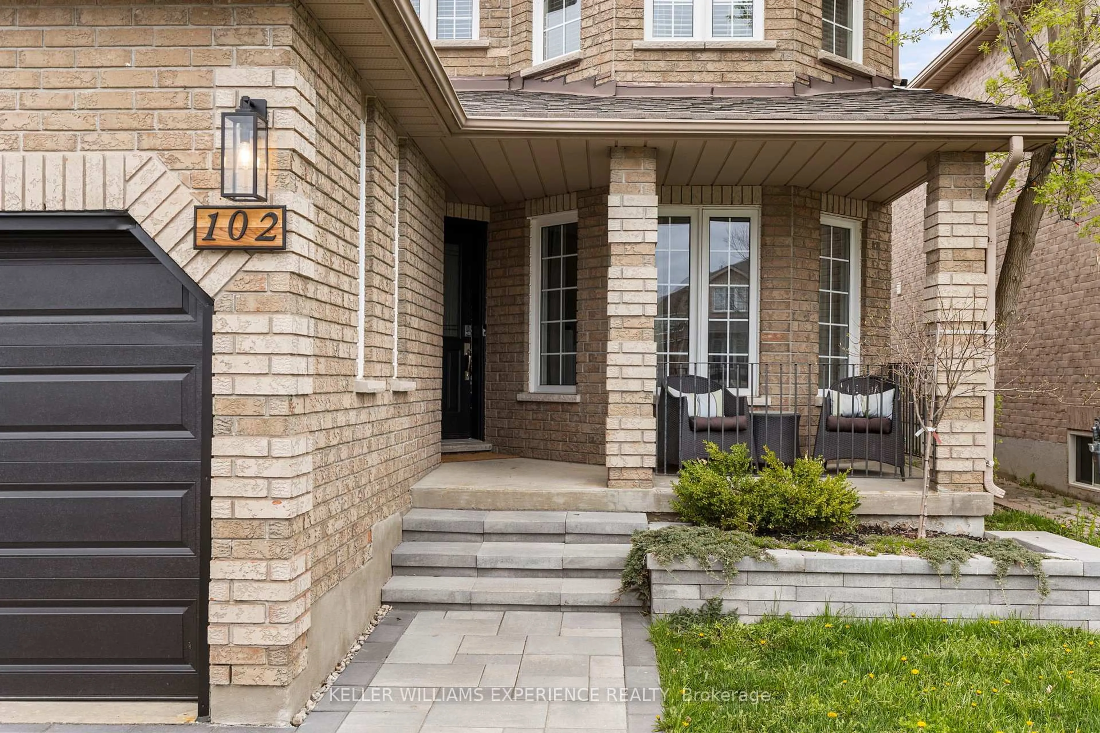 Home with brick exterior material, street for 102 Country Lane, Barrie Ontario L4N 0N3