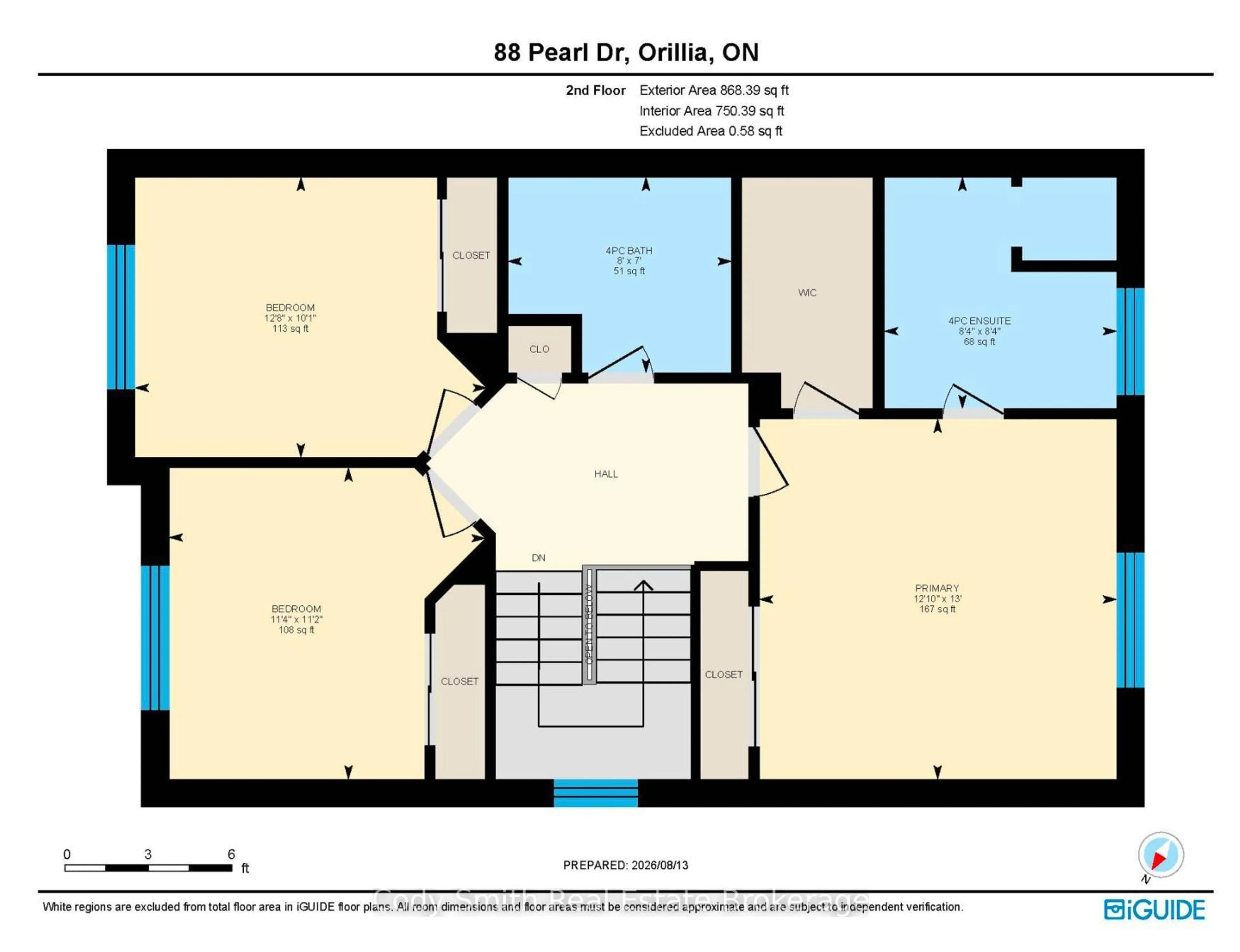 Floor plan for 88 Pearl Dr, Orillia Ontario L3V 0A6