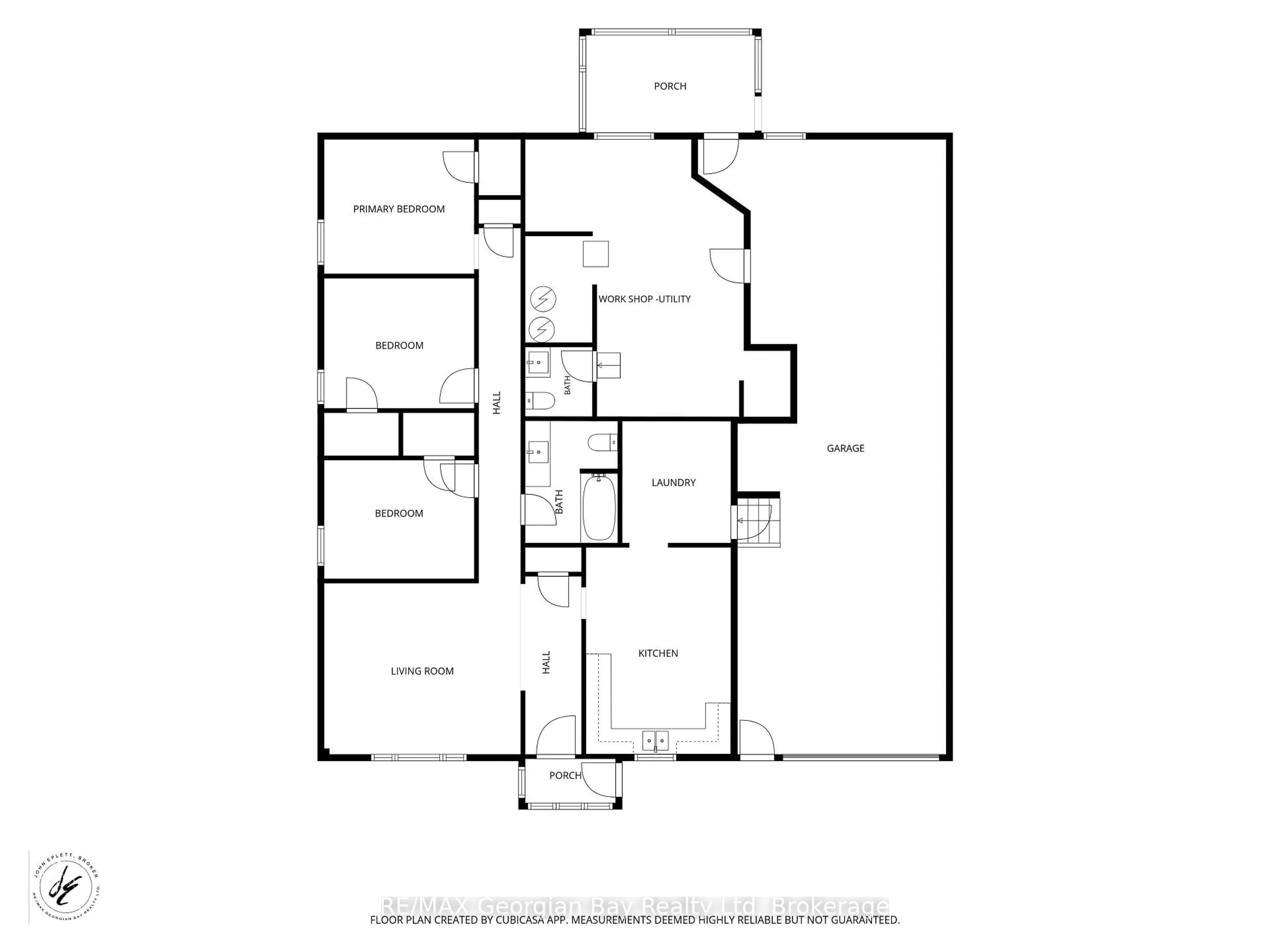 Floor plan for 382 Yonge St, Midland Ontario L4R 2B6