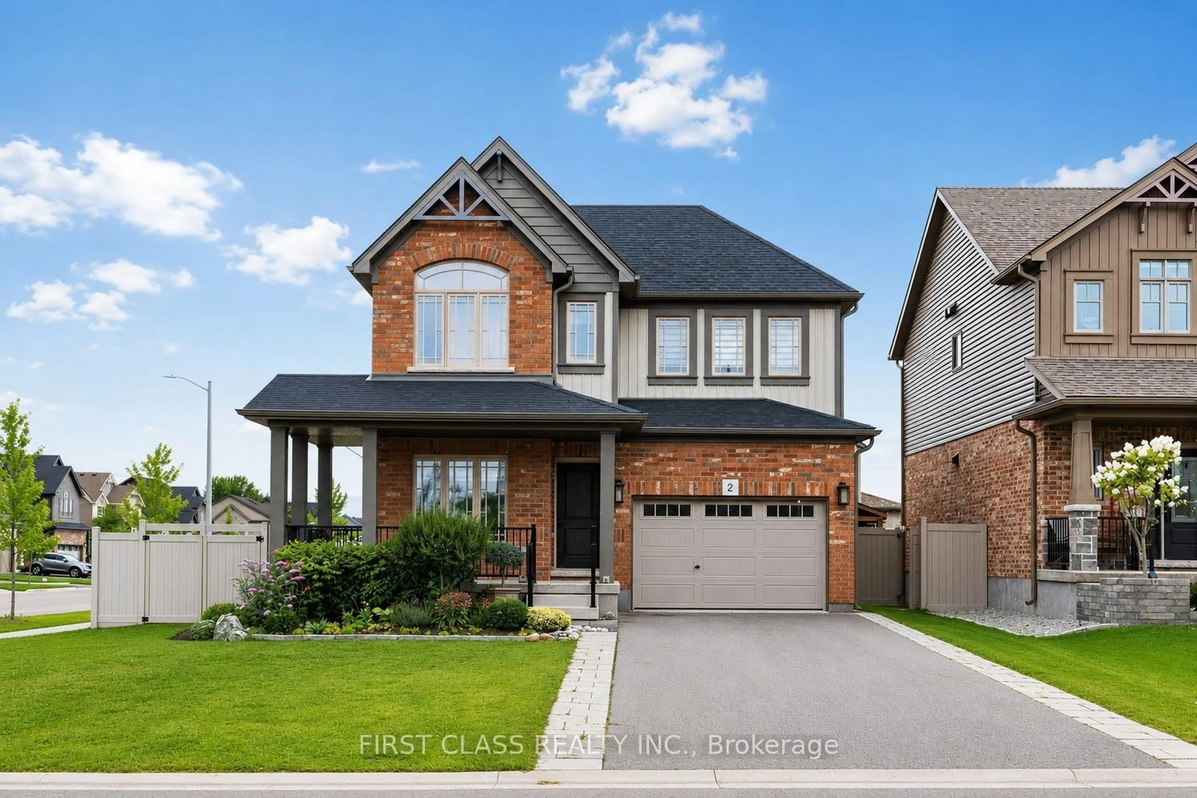 Home with brick exterior material, street for 2 Pennell Dr, Barrie Ontario L4N 6H2