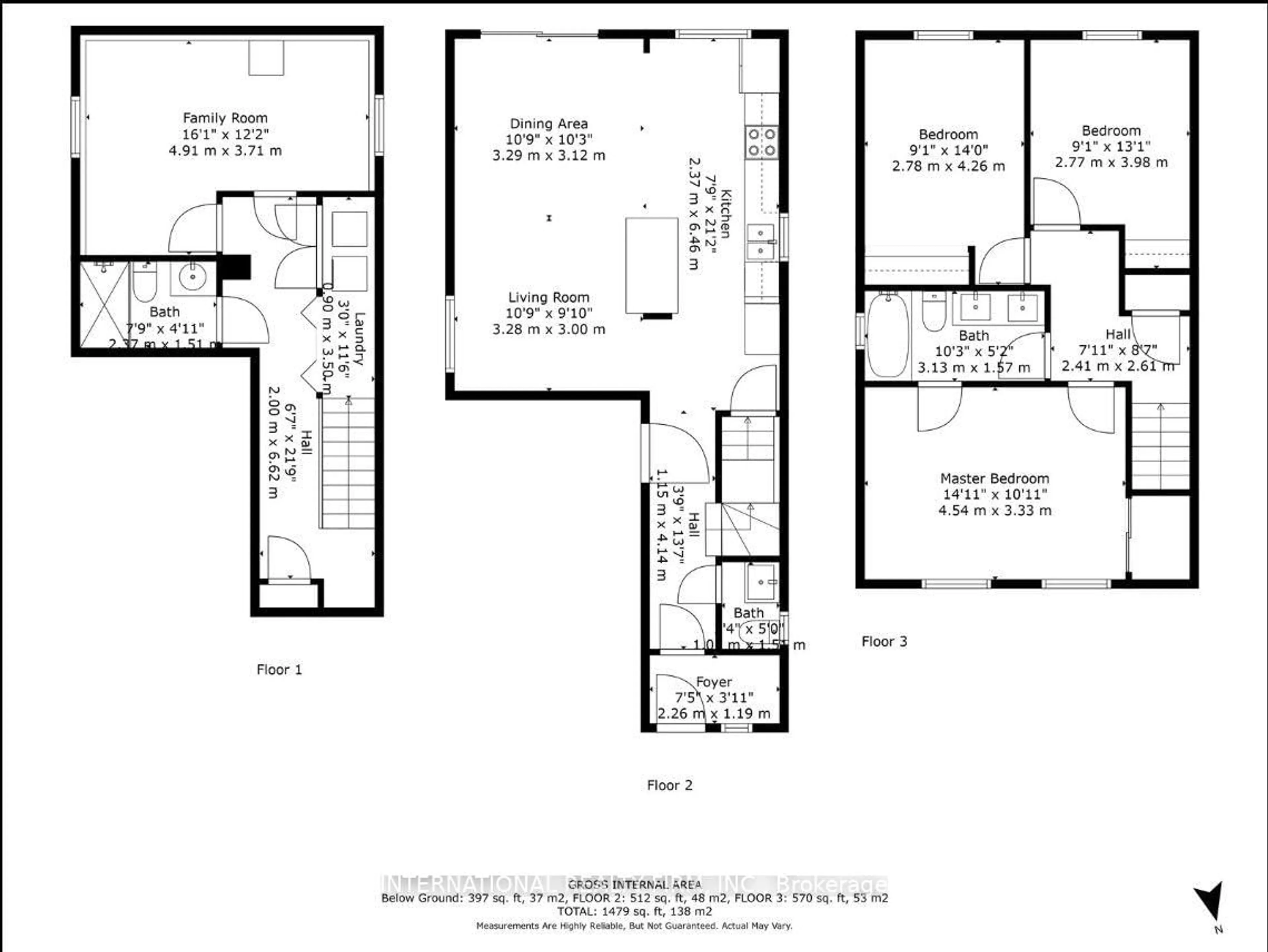 Floor plan for 206 Hickling Tr, Barrie Ontario L4M 5W4