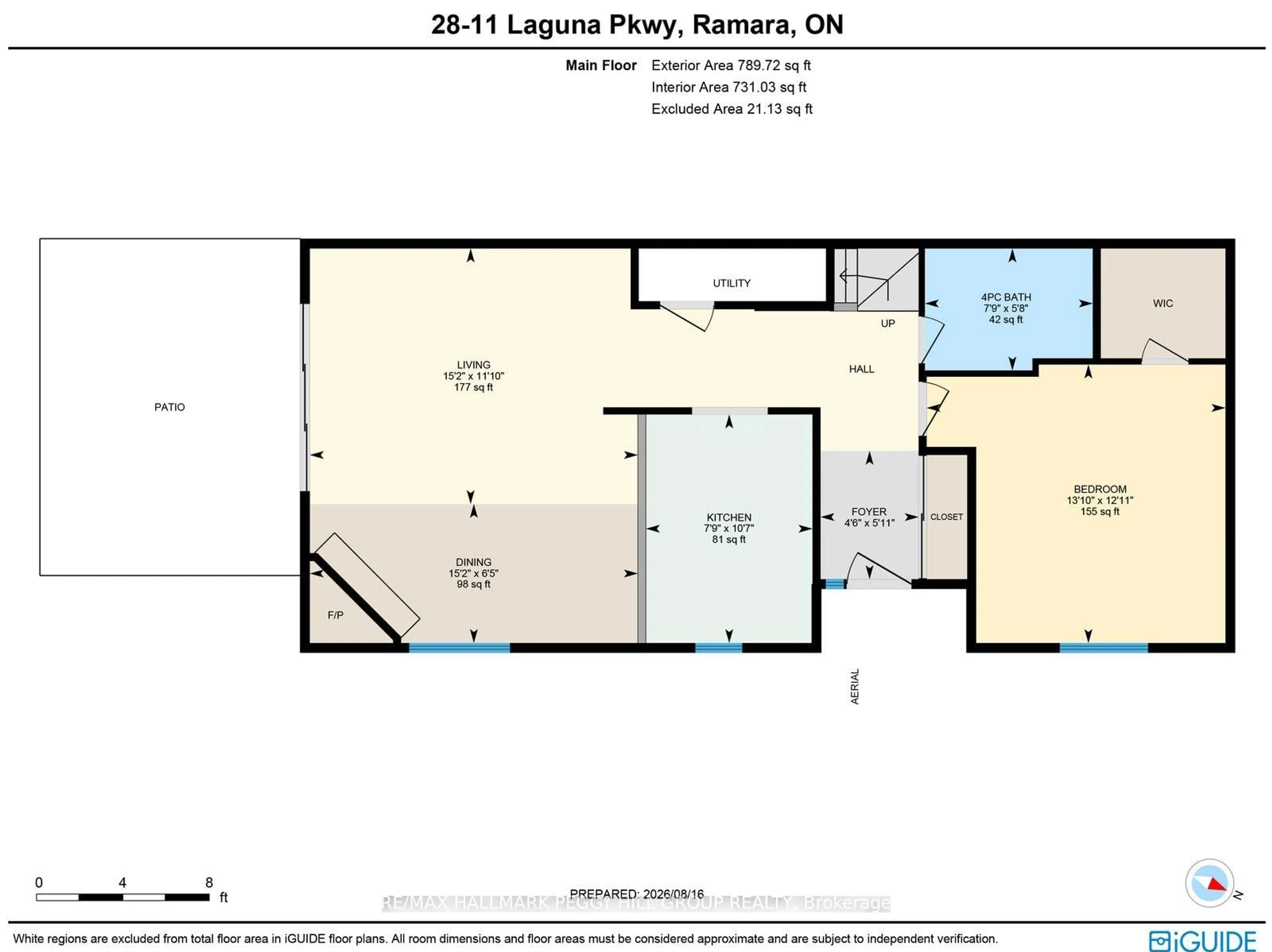 Floor plan for 11 Laguna Pkwy #28, Ramara Ontario L0K 1B0