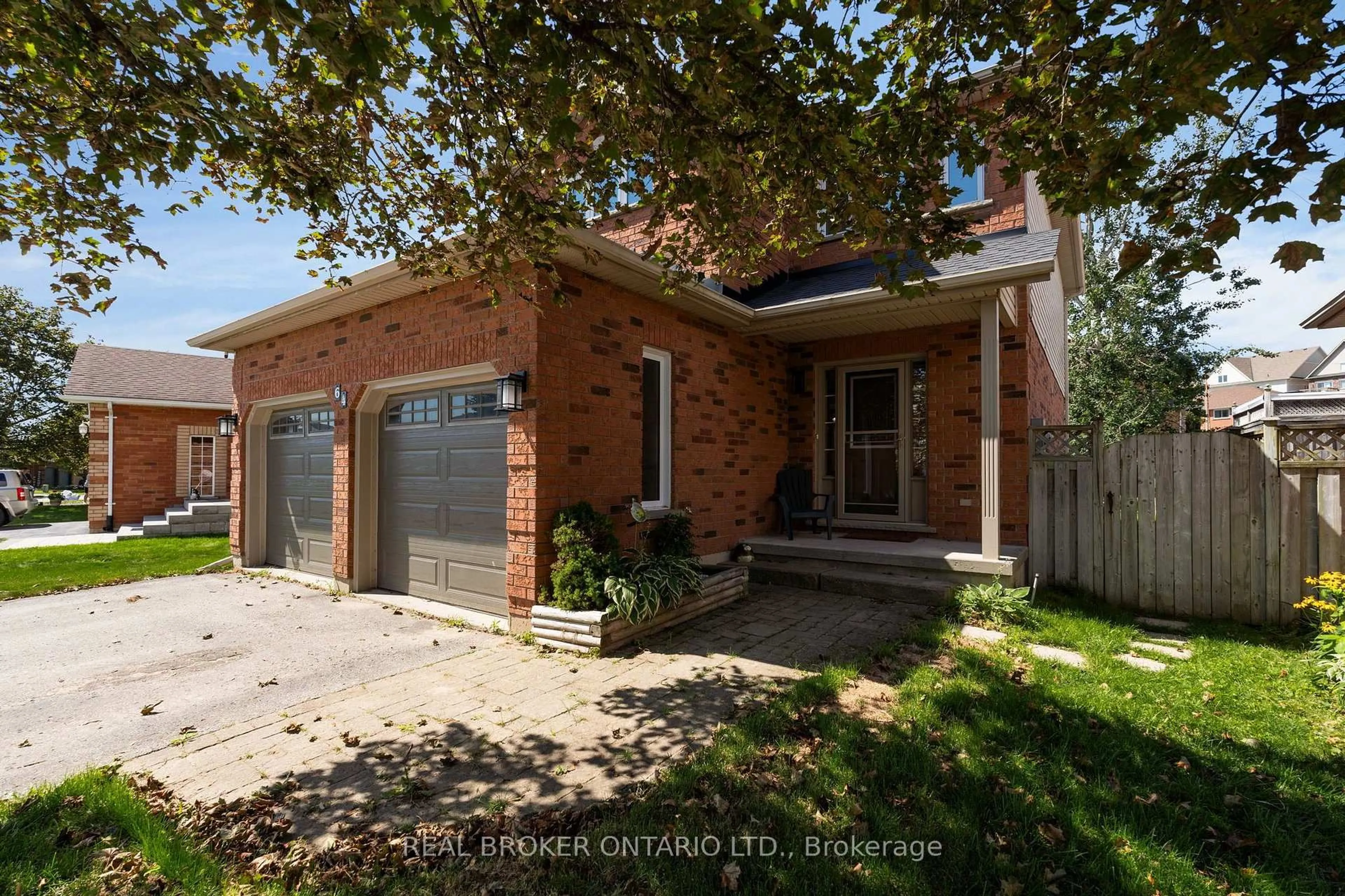 Home with brick exterior material, street for 64 Vanessa Dr, Orillia Ontario L3V 7X1