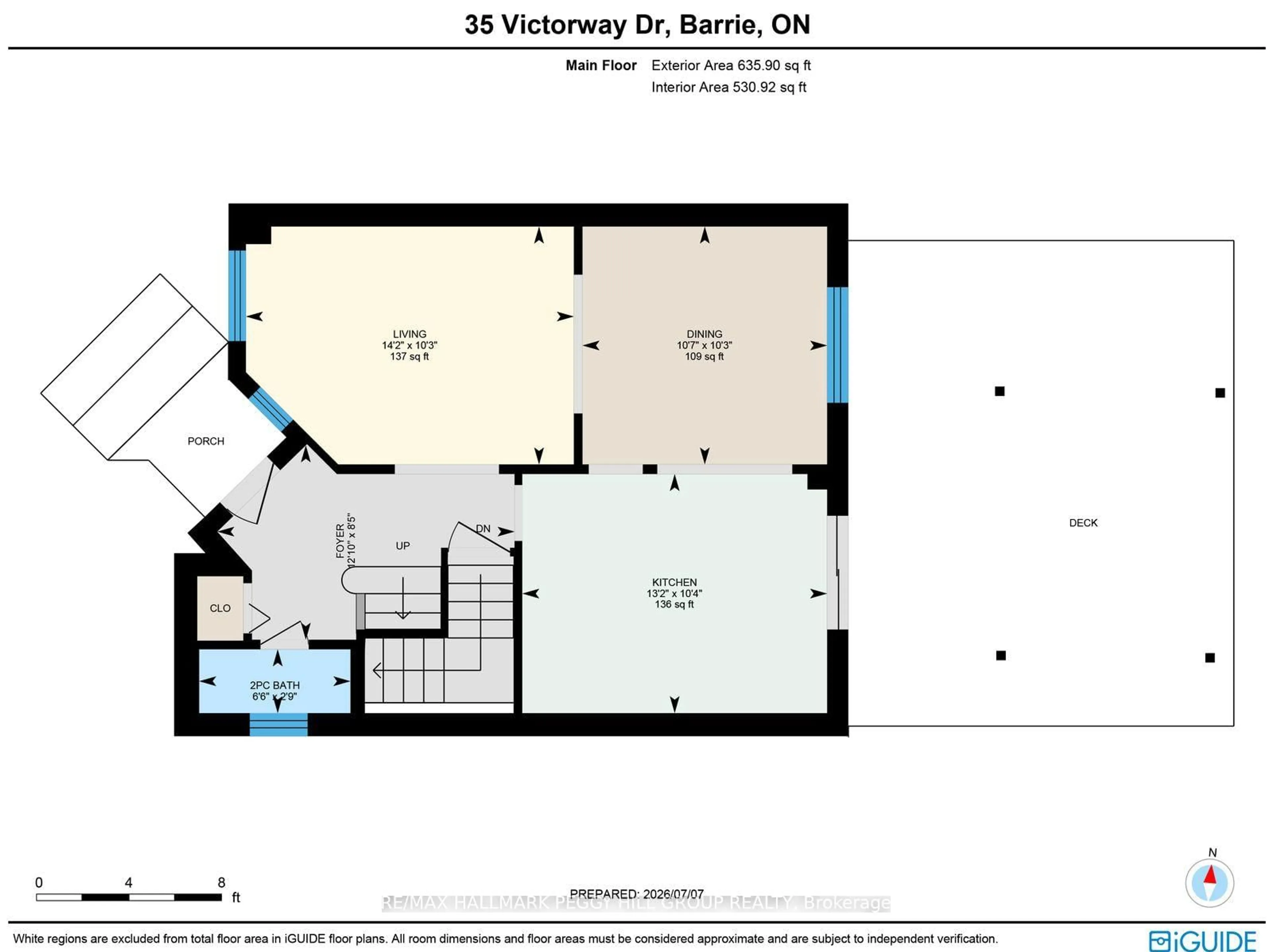 Floor plan for 35 Victorway Dr, Barrie Ontario L4N 9L3