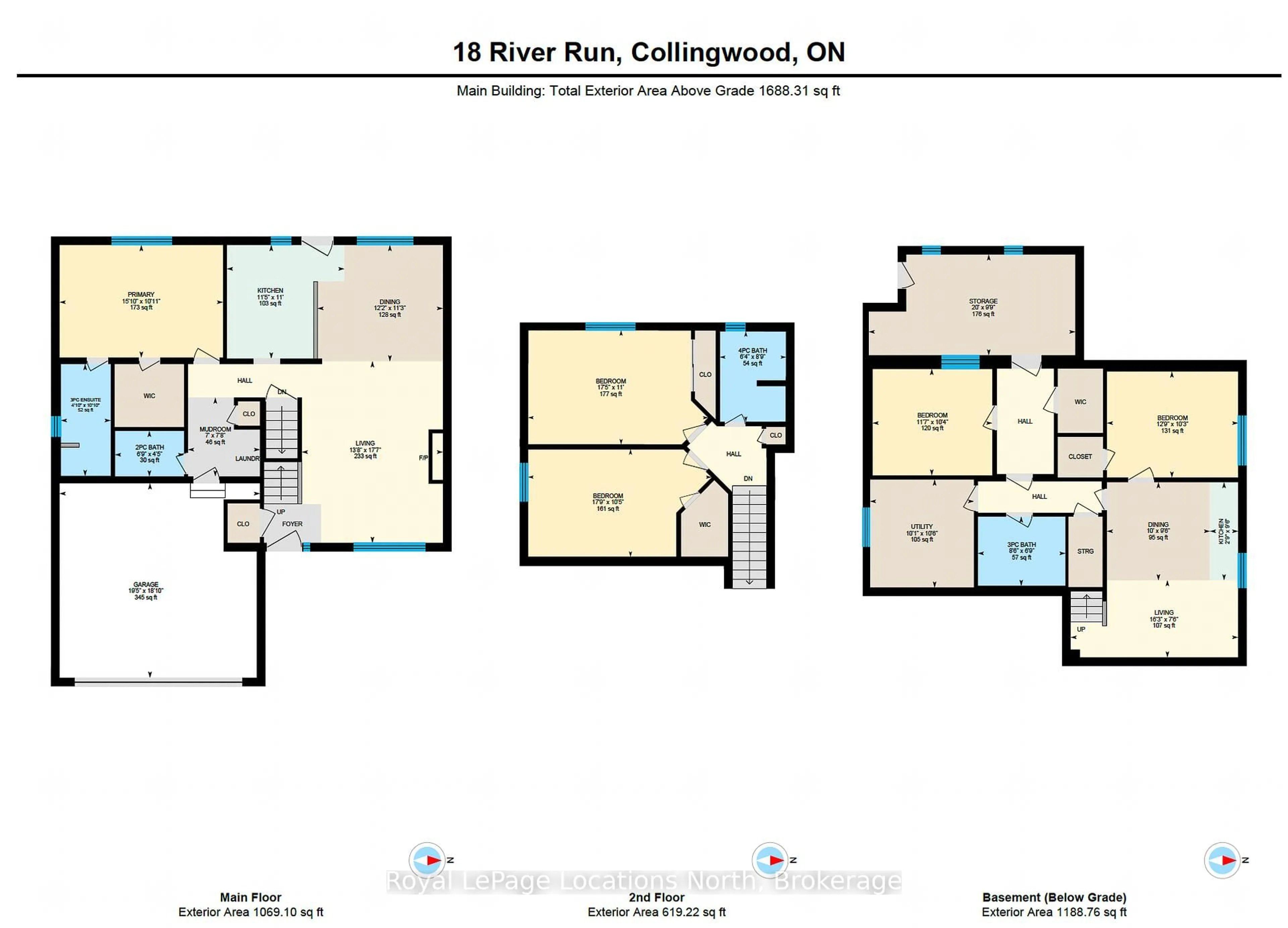 Floor plan for 18 River Ru, Collingwood Ontario L9Y 5J7