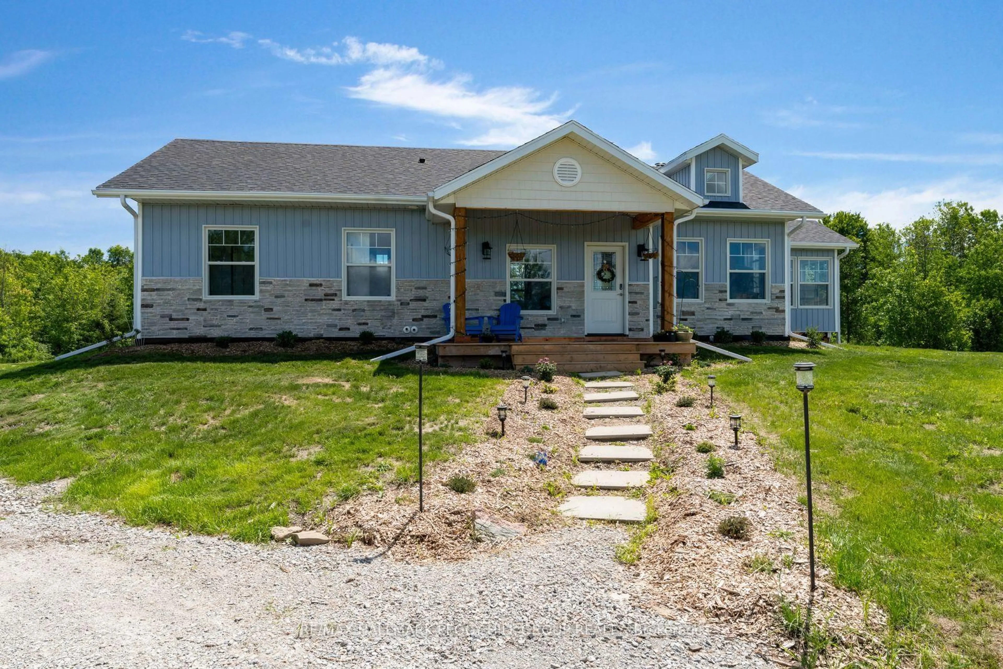 Home with vinyl exterior material, street for 2293 Hampshire Mills Line, Severn Ontario L3V 0Y5