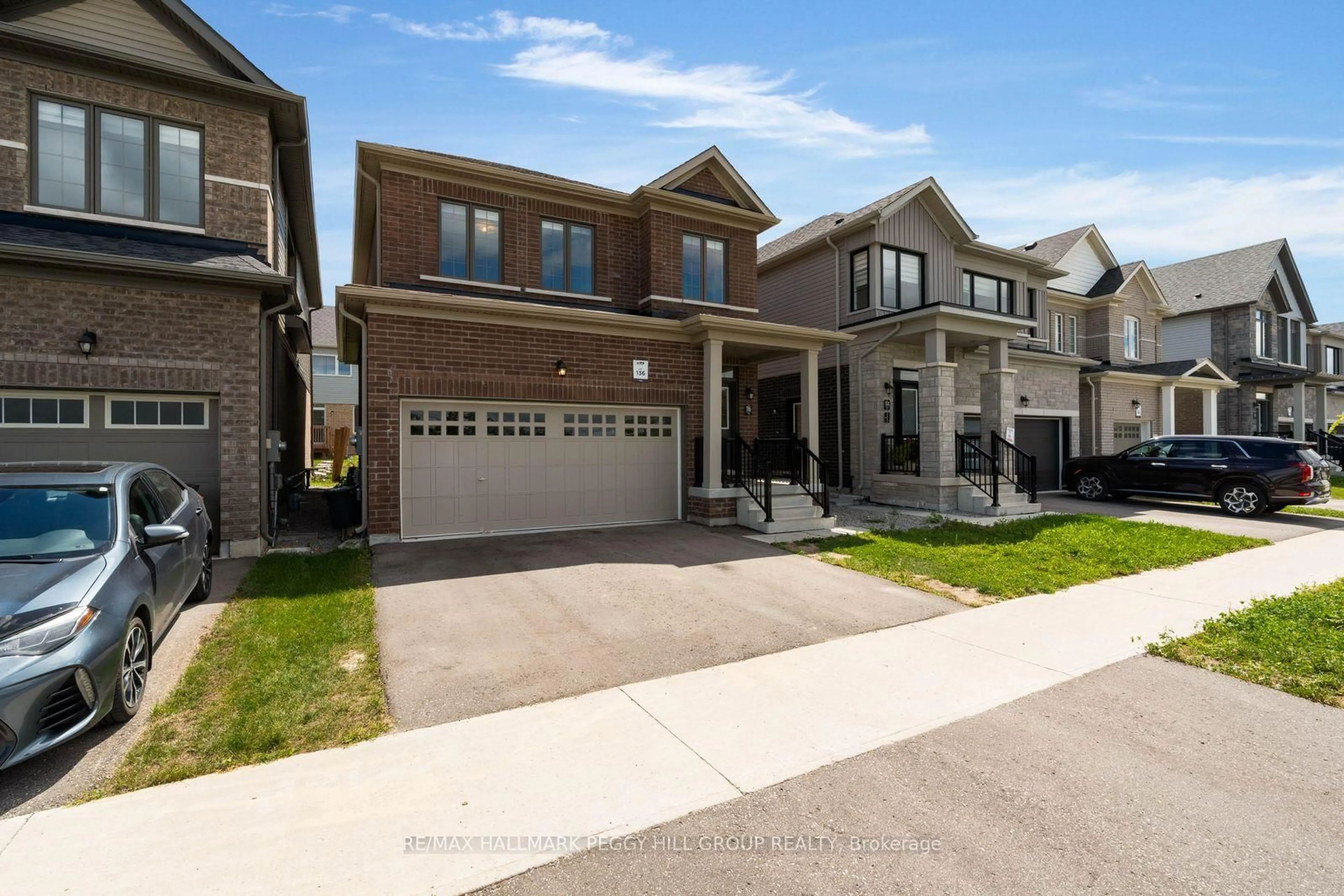Home with brick exterior material, street for 116 Nottingham Rd, Barrie Ontario L9J 0L4
