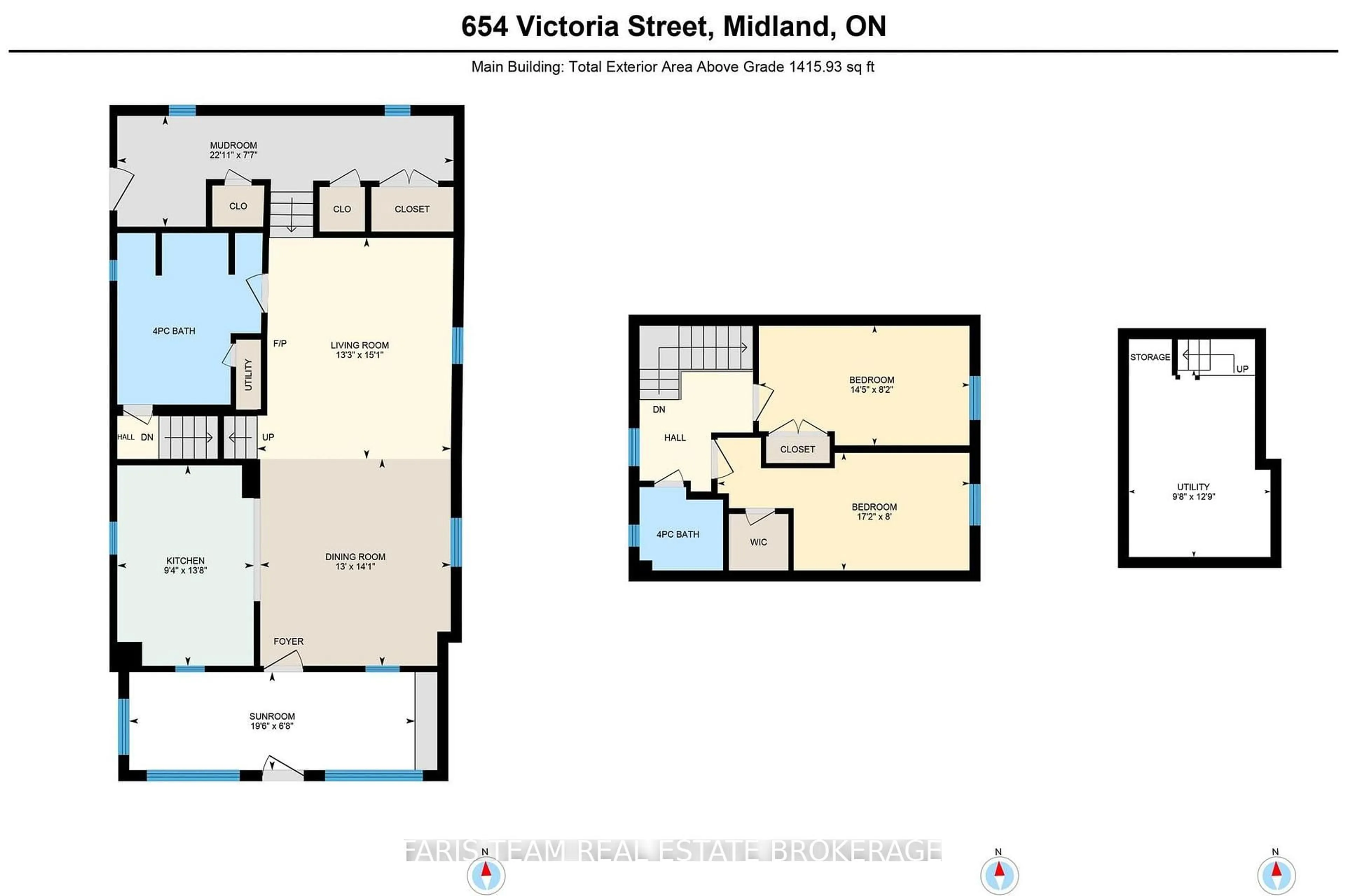 Floor plan for 654 Victoria St, Midland Ontario L4R 1A7
