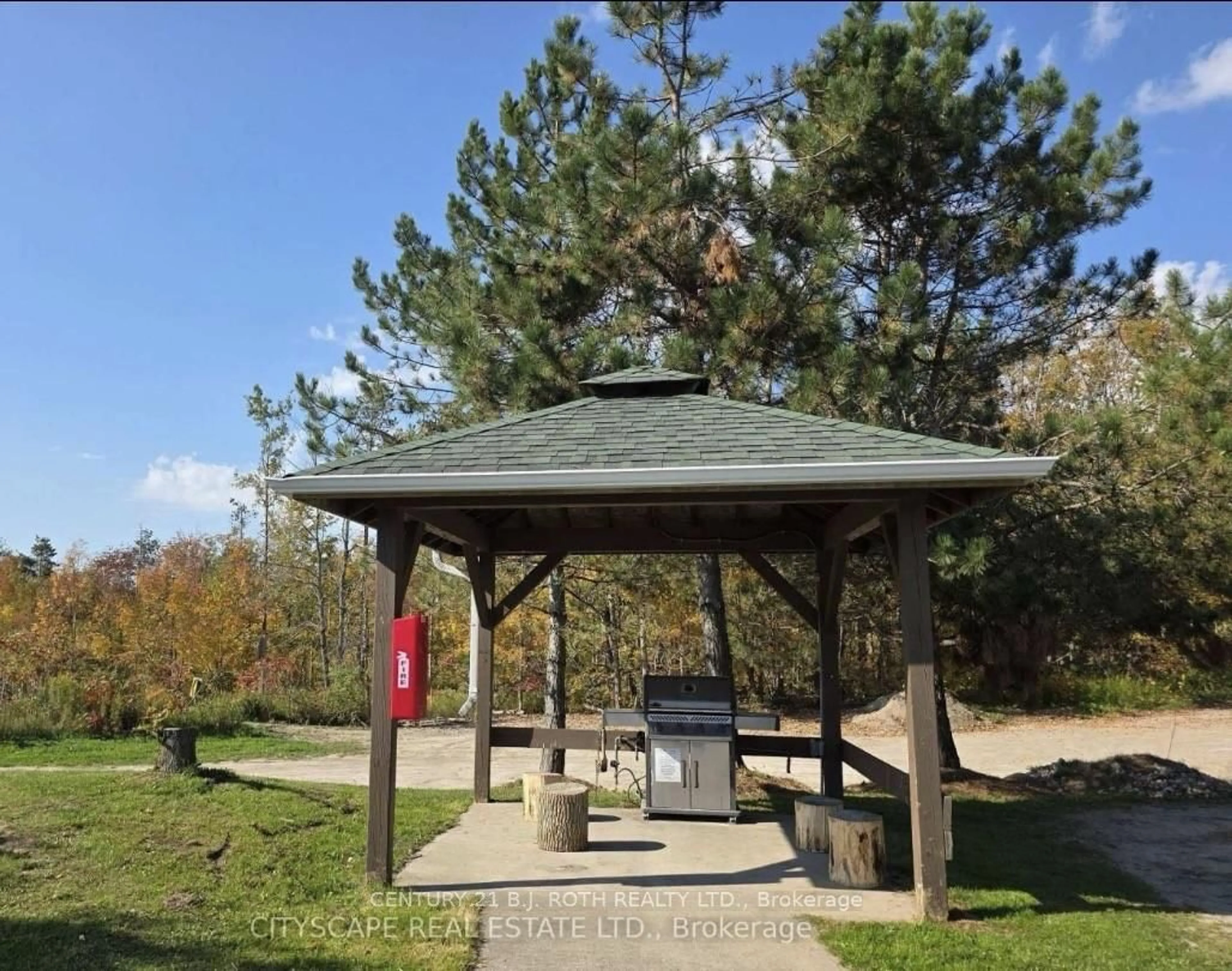Patio, forest/trees view for 90 Highland Dr #2296-2297, Oro-Medonte Ontario L0L 2L0