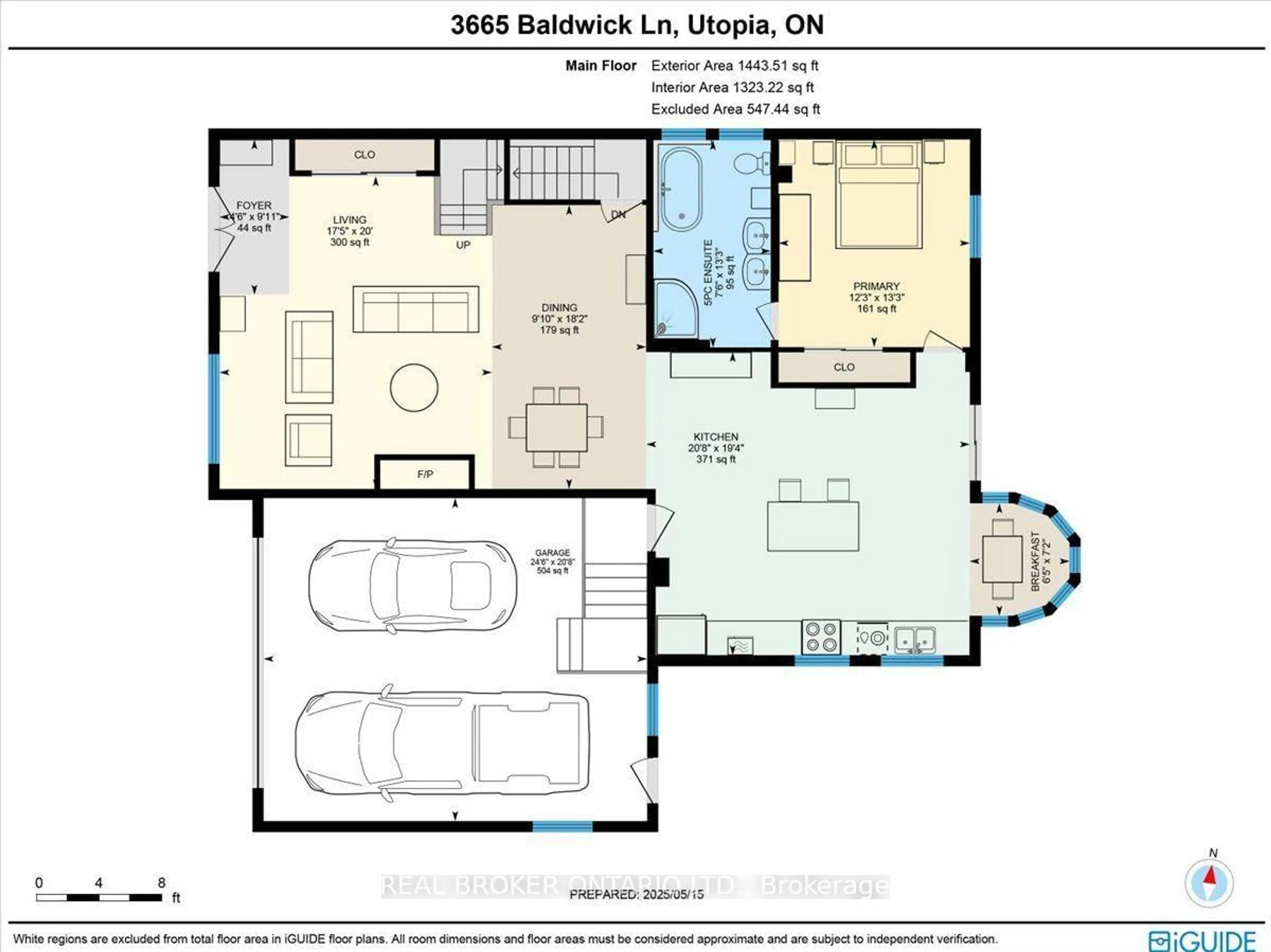 Floor plan for 3665 Baldwick Lane, Springwater Ontario L0M 1T2