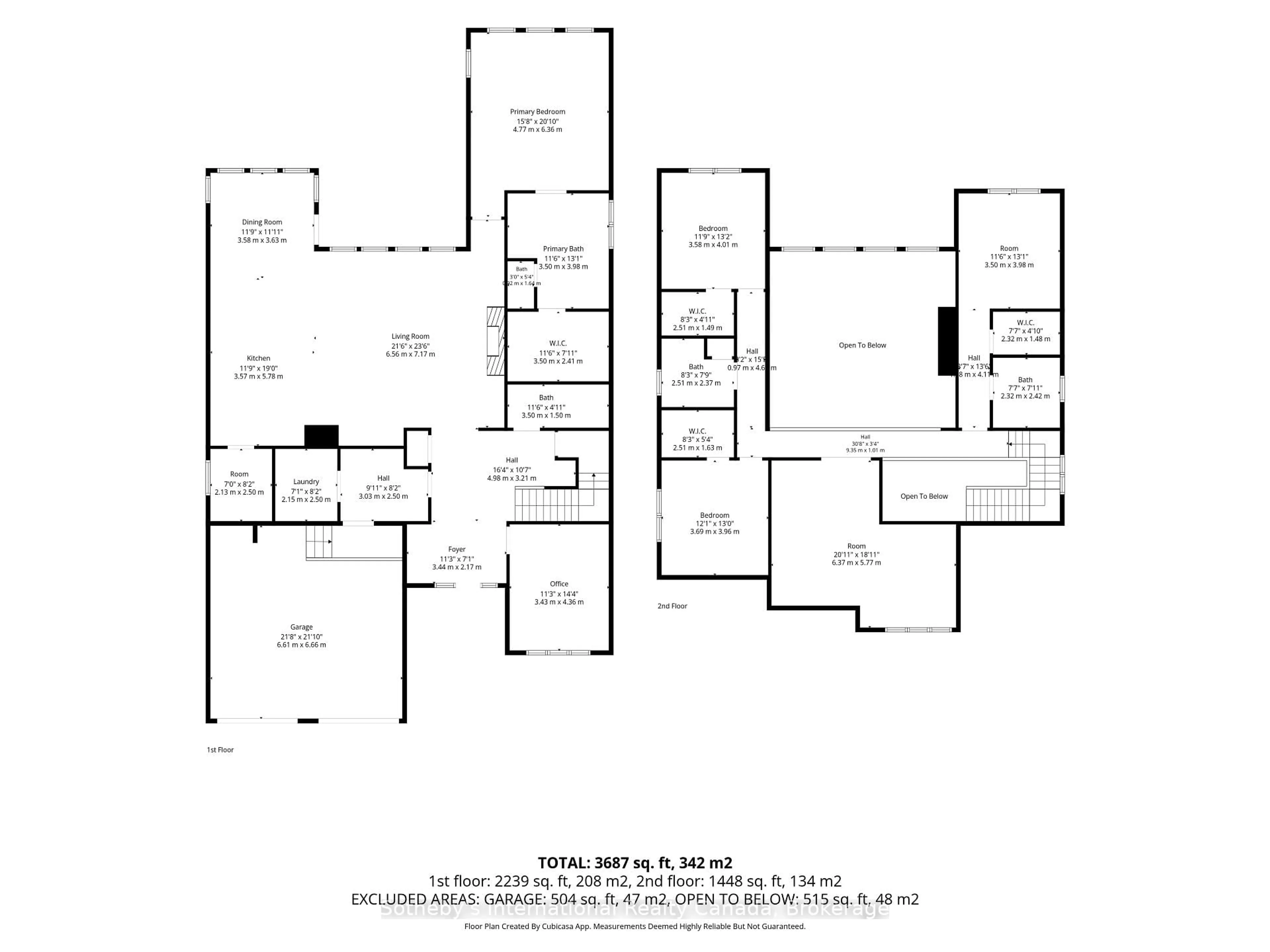 Floor plan for 222 Oak St, Collingwood Ontario L9Y 2Y1