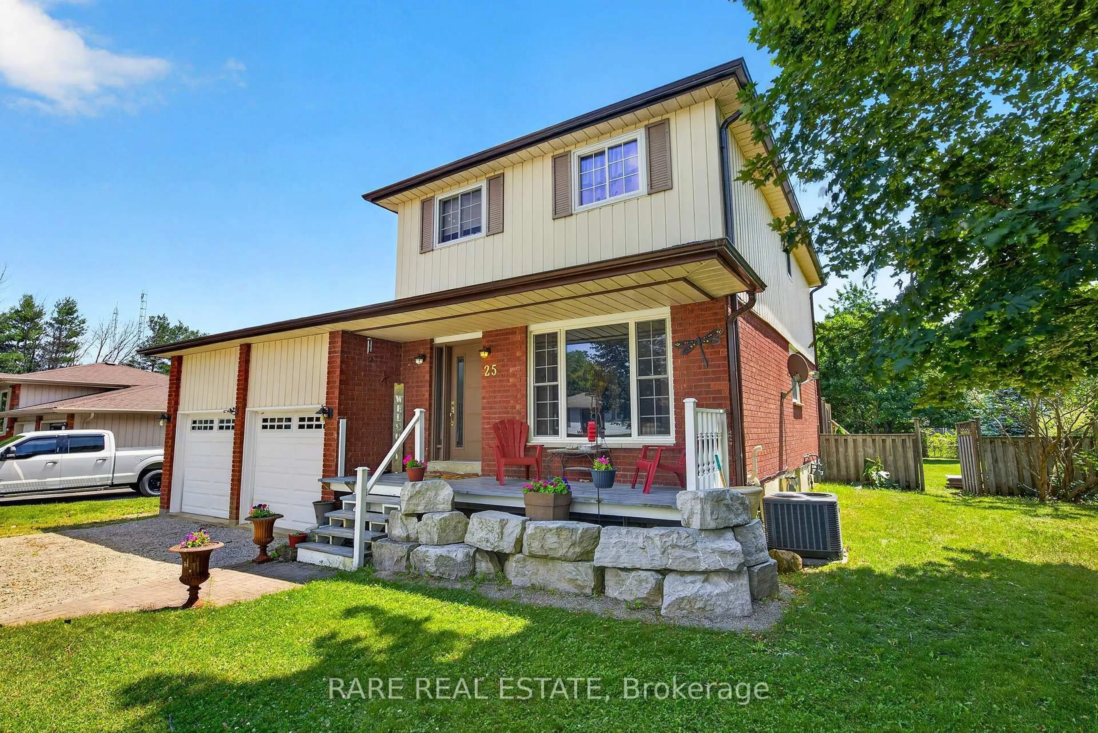 Home with brick exterior material, street for 25 Edgewood Cres, Clearview Ontario L0M 1N0