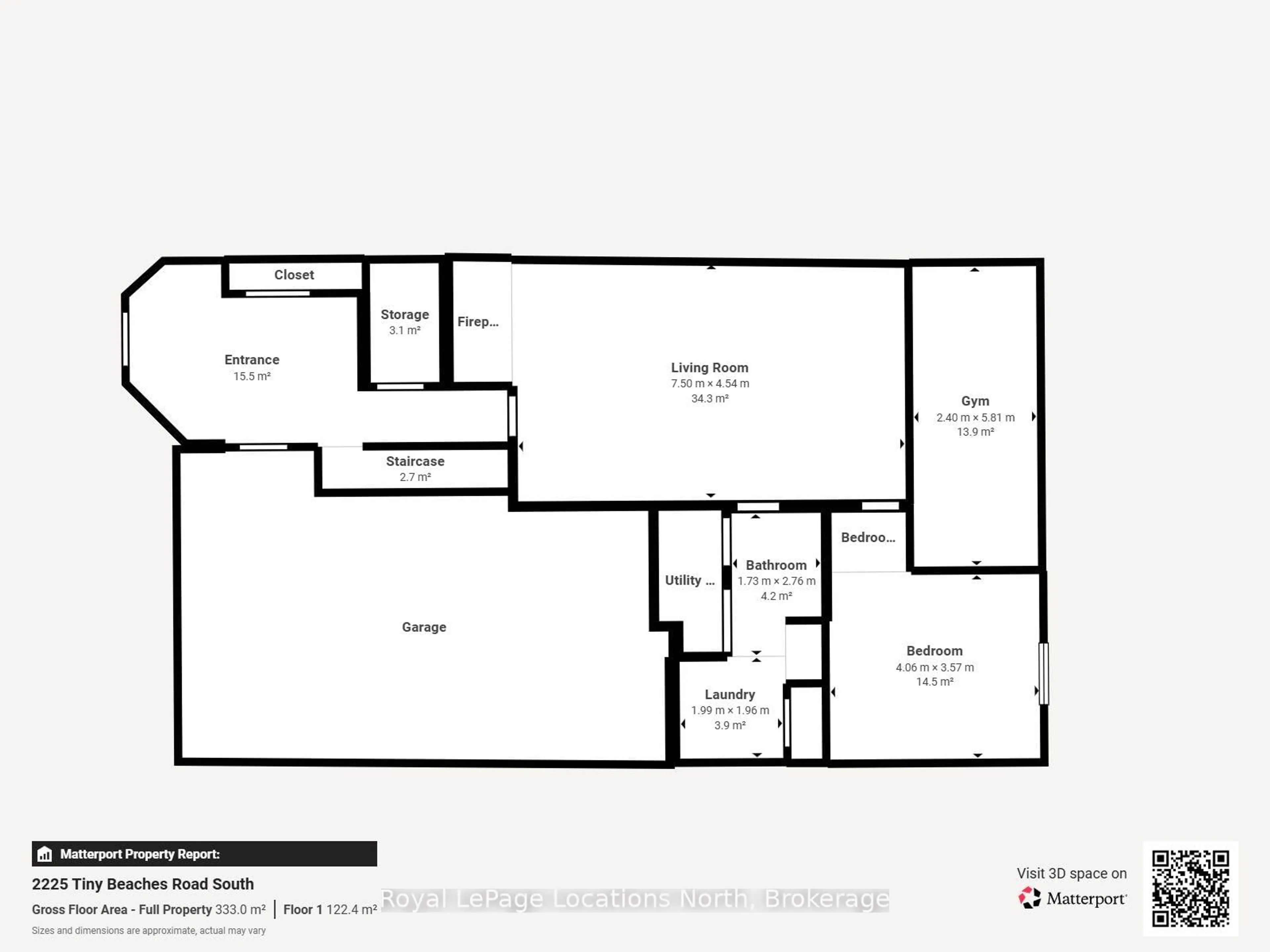 Floor plan for 2225 Tiny Beaches Rd, Tiny Ontario L0L 1P1