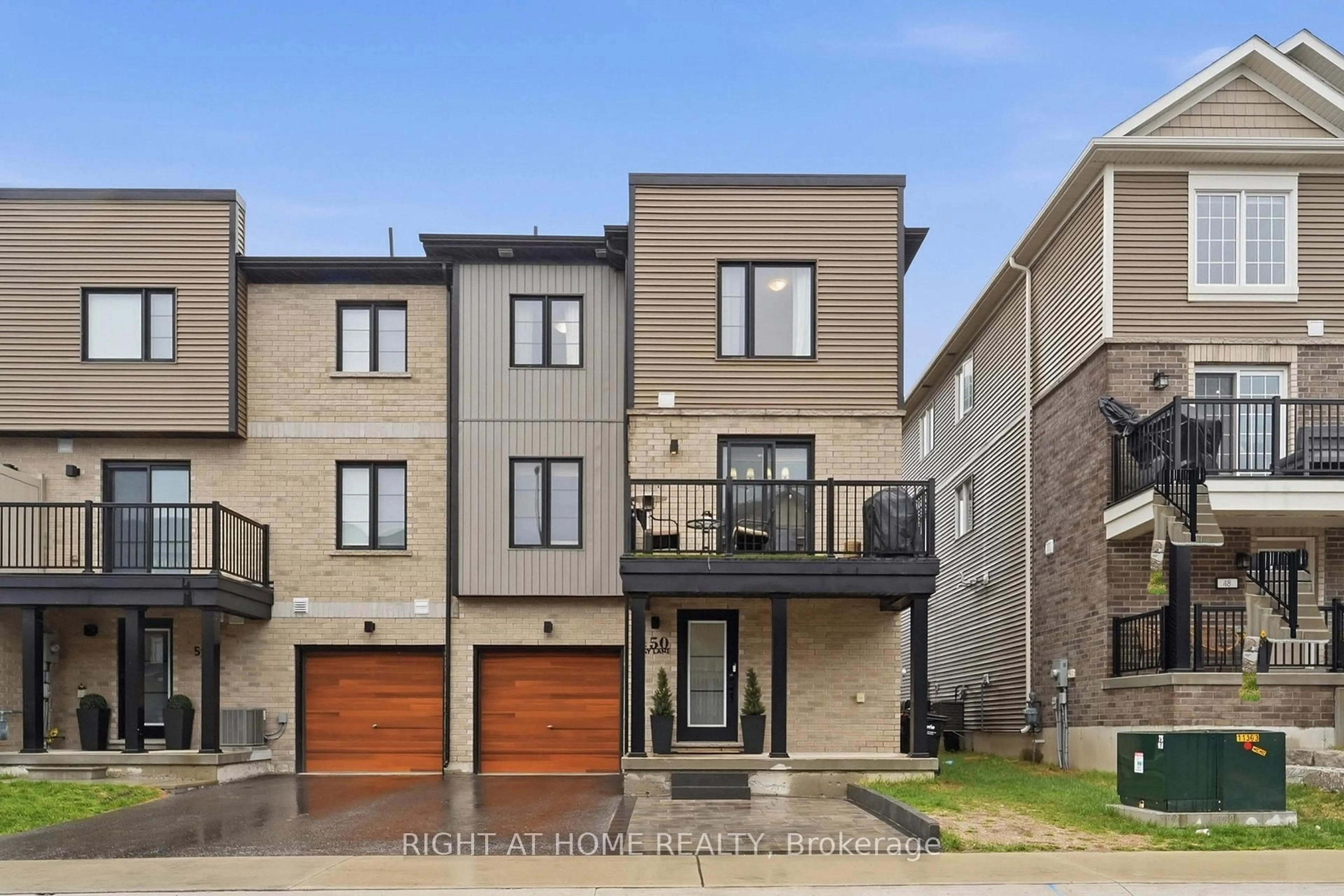 Home with brick exterior material, street for 50 Hay Lane, Barrie Ontario L9J 0T6