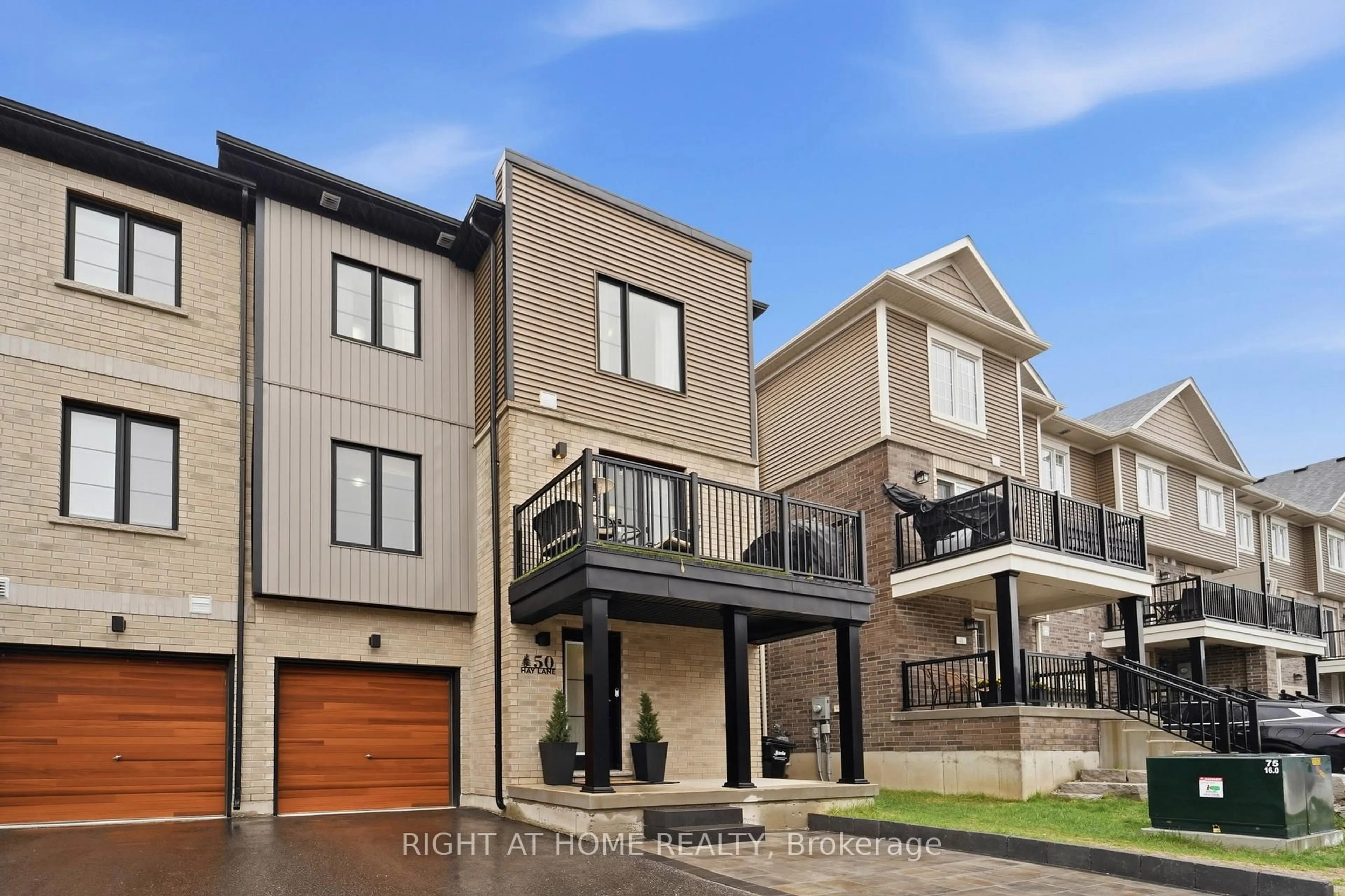 Home with brick exterior material, street for 50 Hay Lane, Barrie Ontario L9J 0T6