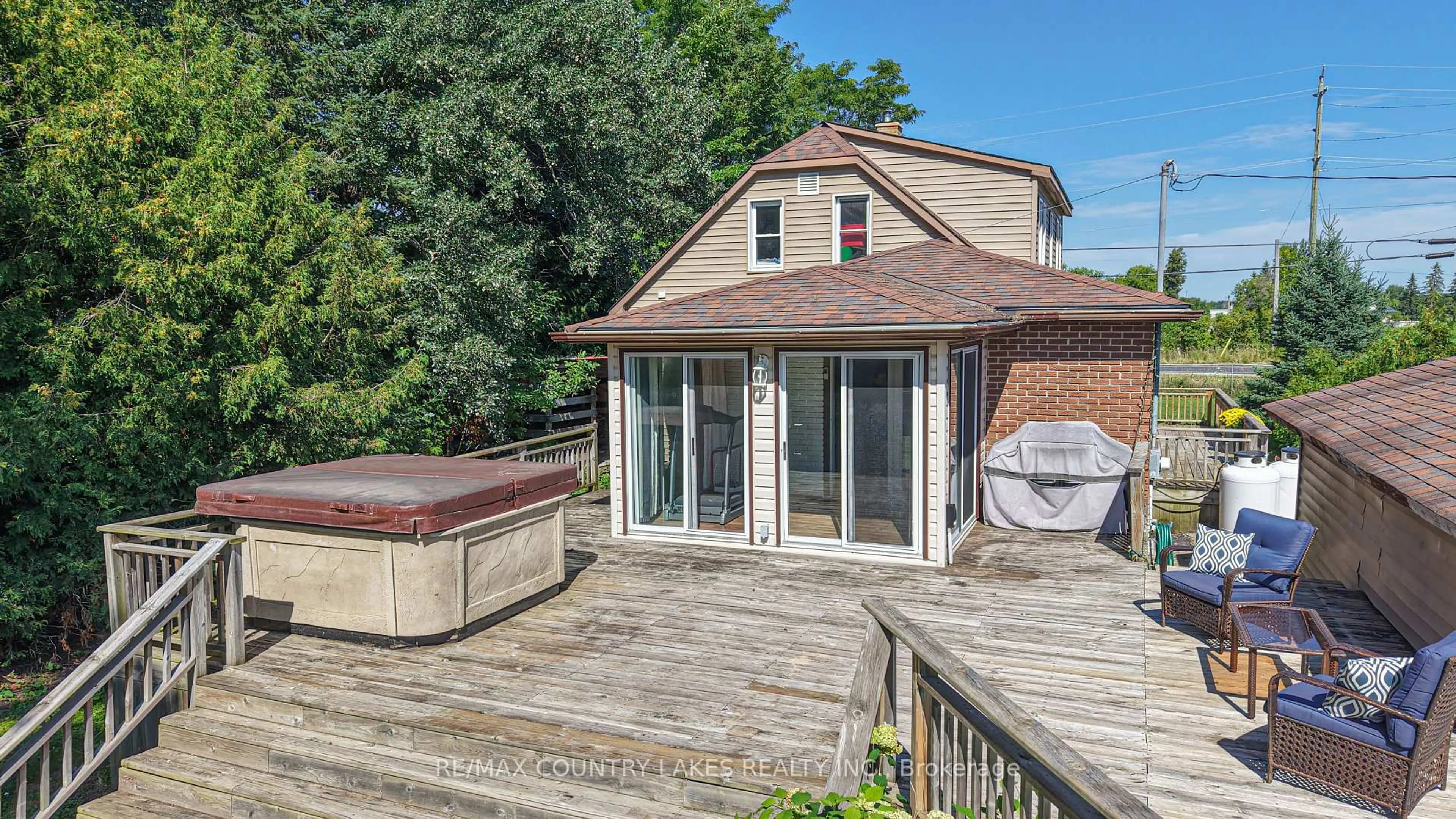 Patio, water/lake/river/ocean view for 1782 Lovering Line, Severn Ontario L0K 1E0