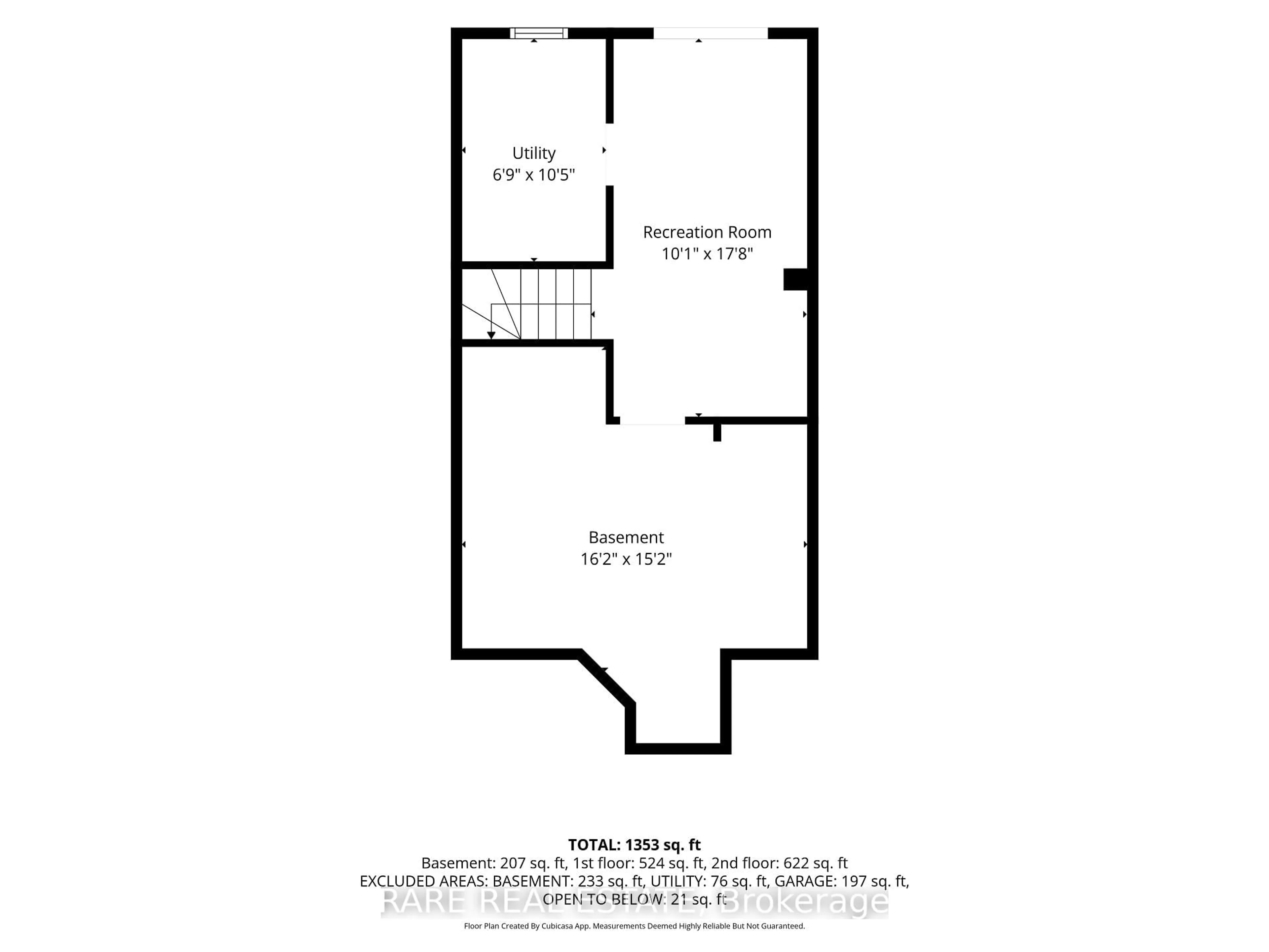Floor plan for 102 Hawthorne Cres, Barrie Ontario L4N 9Y9