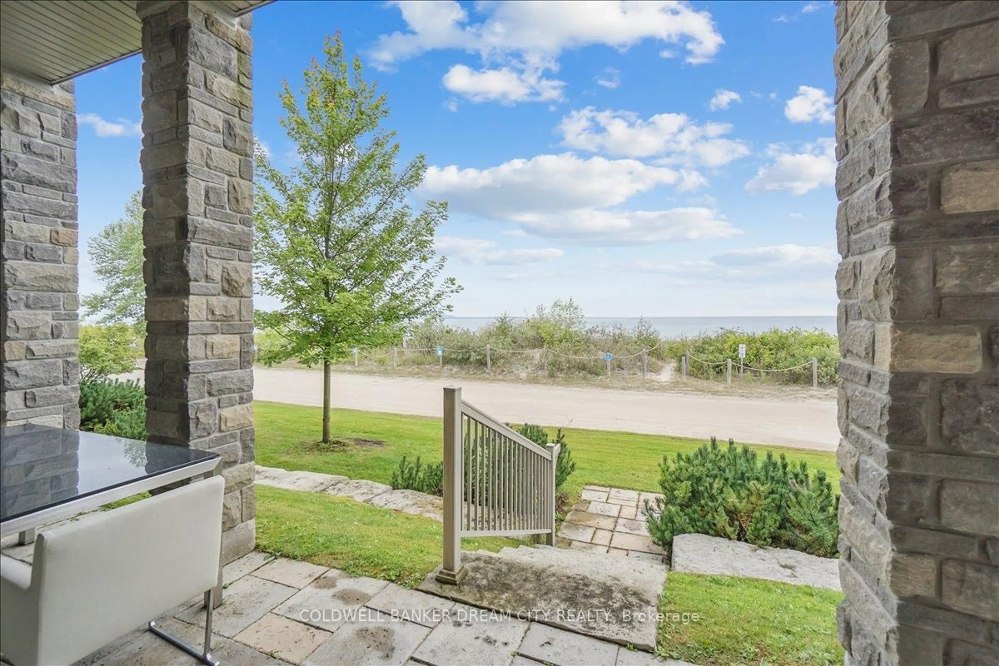 Patio, water/lake/river/ocean view for 764 River Rd #111, Wasaga Beach Ontario L9Z 2M7