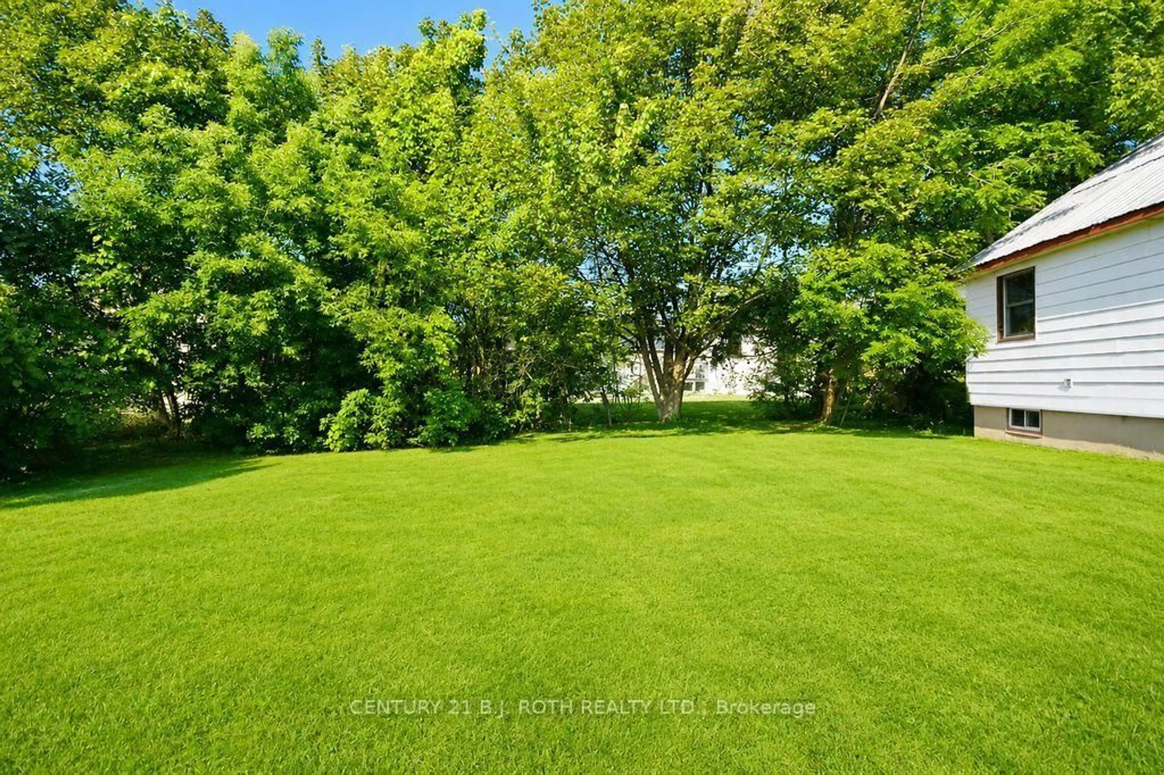 A pic from outside/outdoor area/front of a property/back of a property/a pic from drone, forest/trees view for 186 OXFORD St, Orillia Ontario L3V 1H5