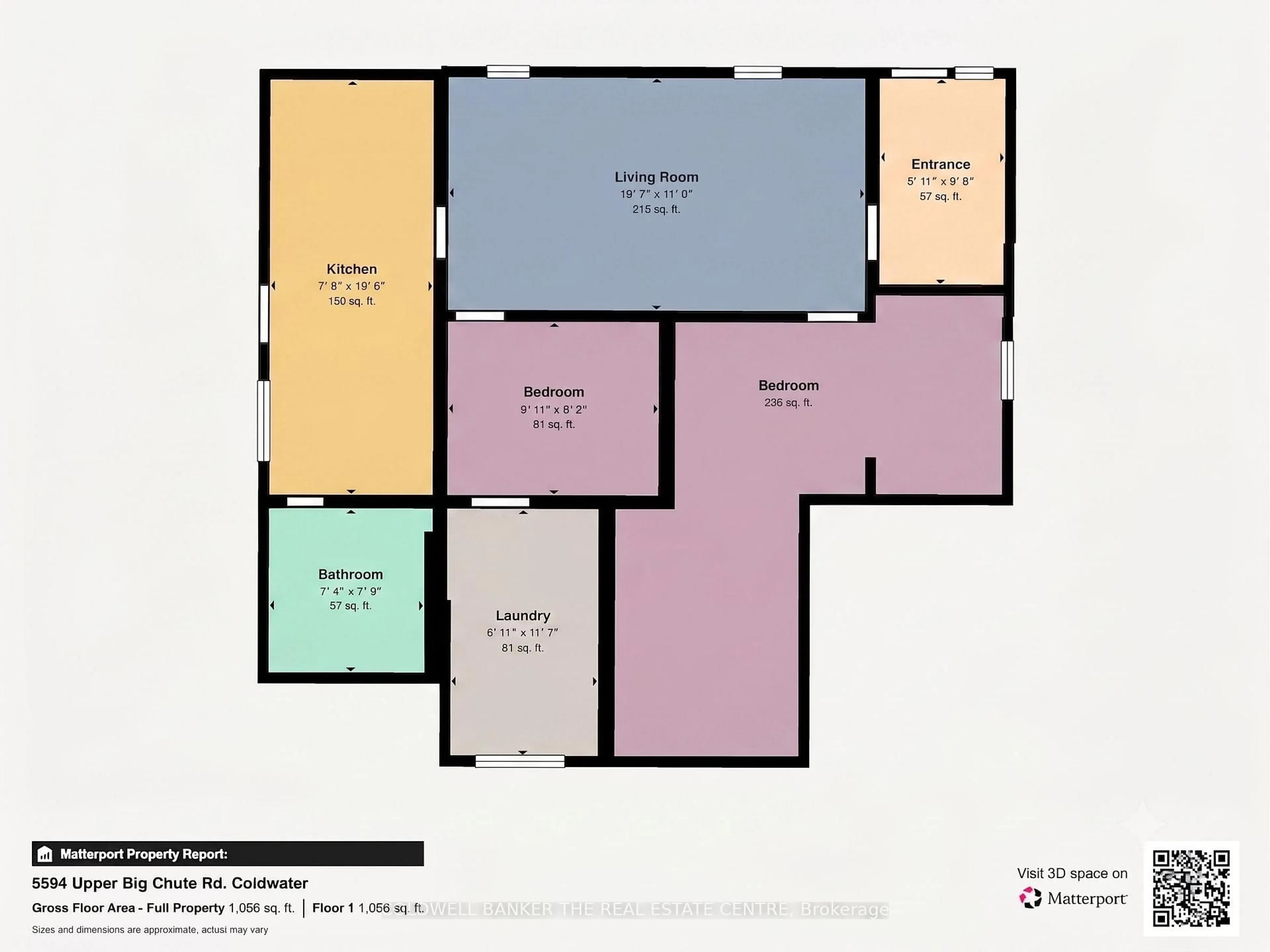 Floor plan for 5594 Upper Big Chute Rd, Severn Ontario L0K 1E0