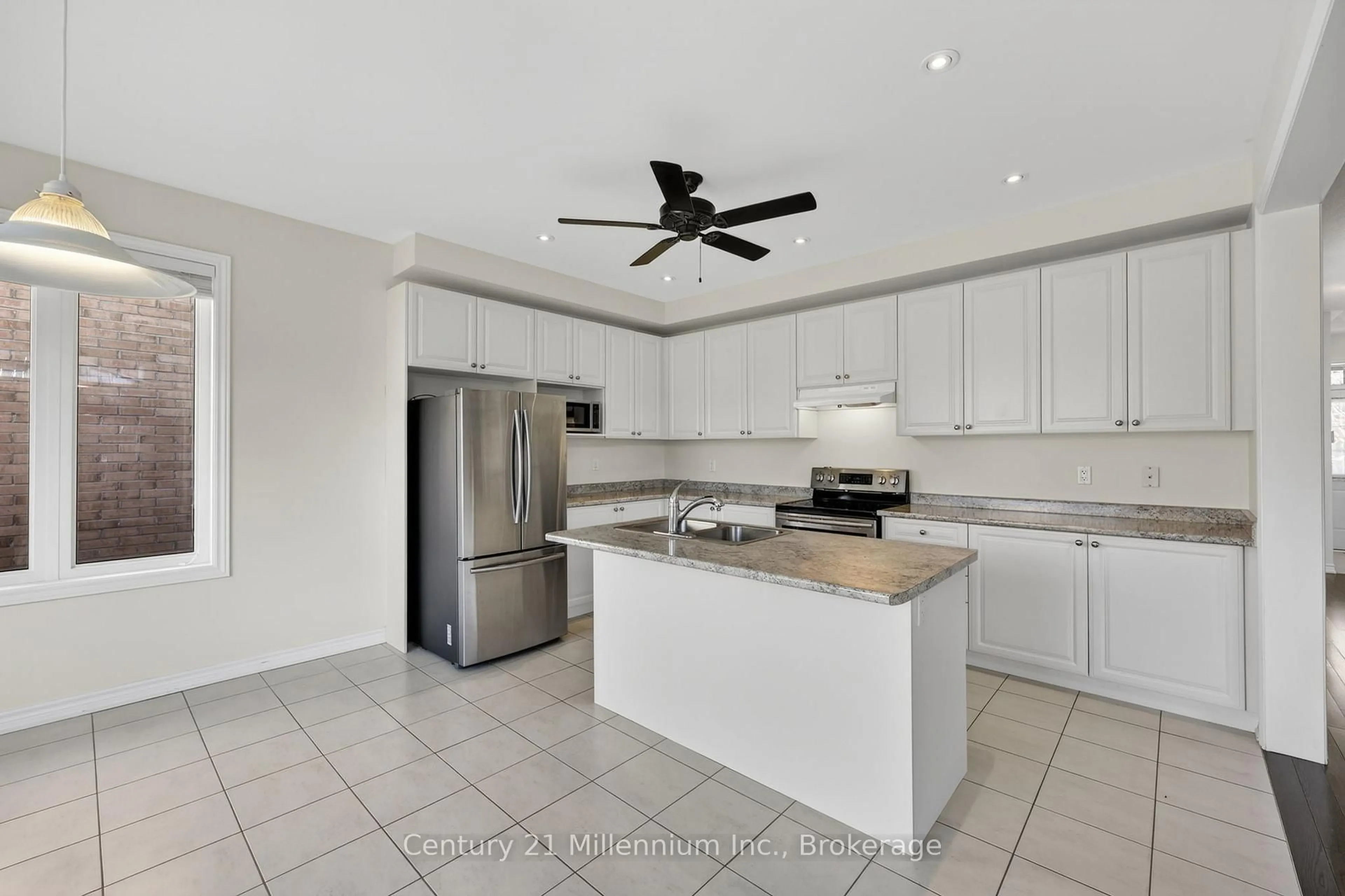Open concept kitchen, ceramic/tile floor for 18 Marks Rd, Springwater Ontario L9X 1A8