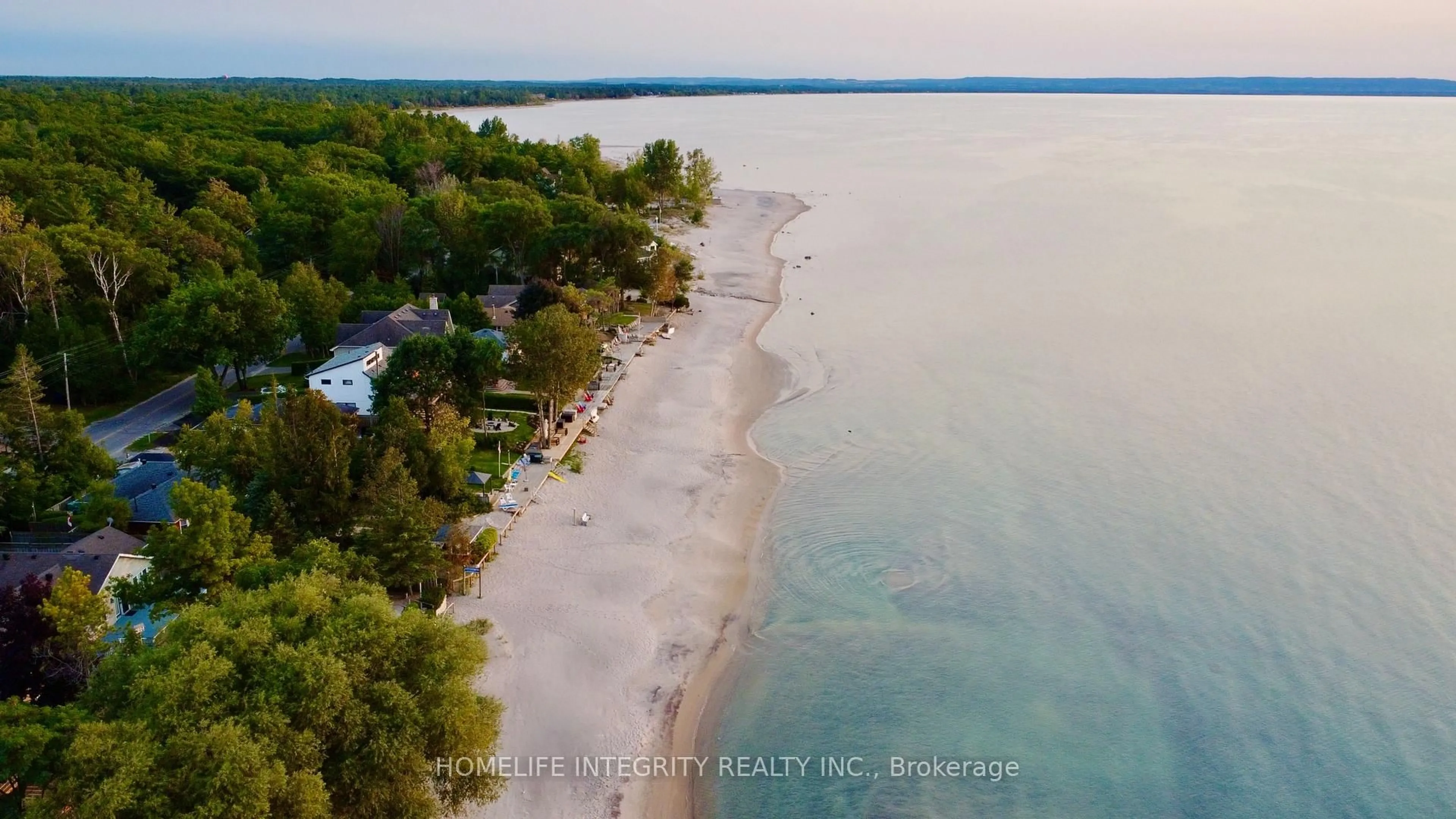 A pic from outside/outdoor area/front of a property/back of a property/a pic from drone, water/lake/river/ocean view for 2197 Tiny Beaches Rd, Tiny Ontario L0L 1P1