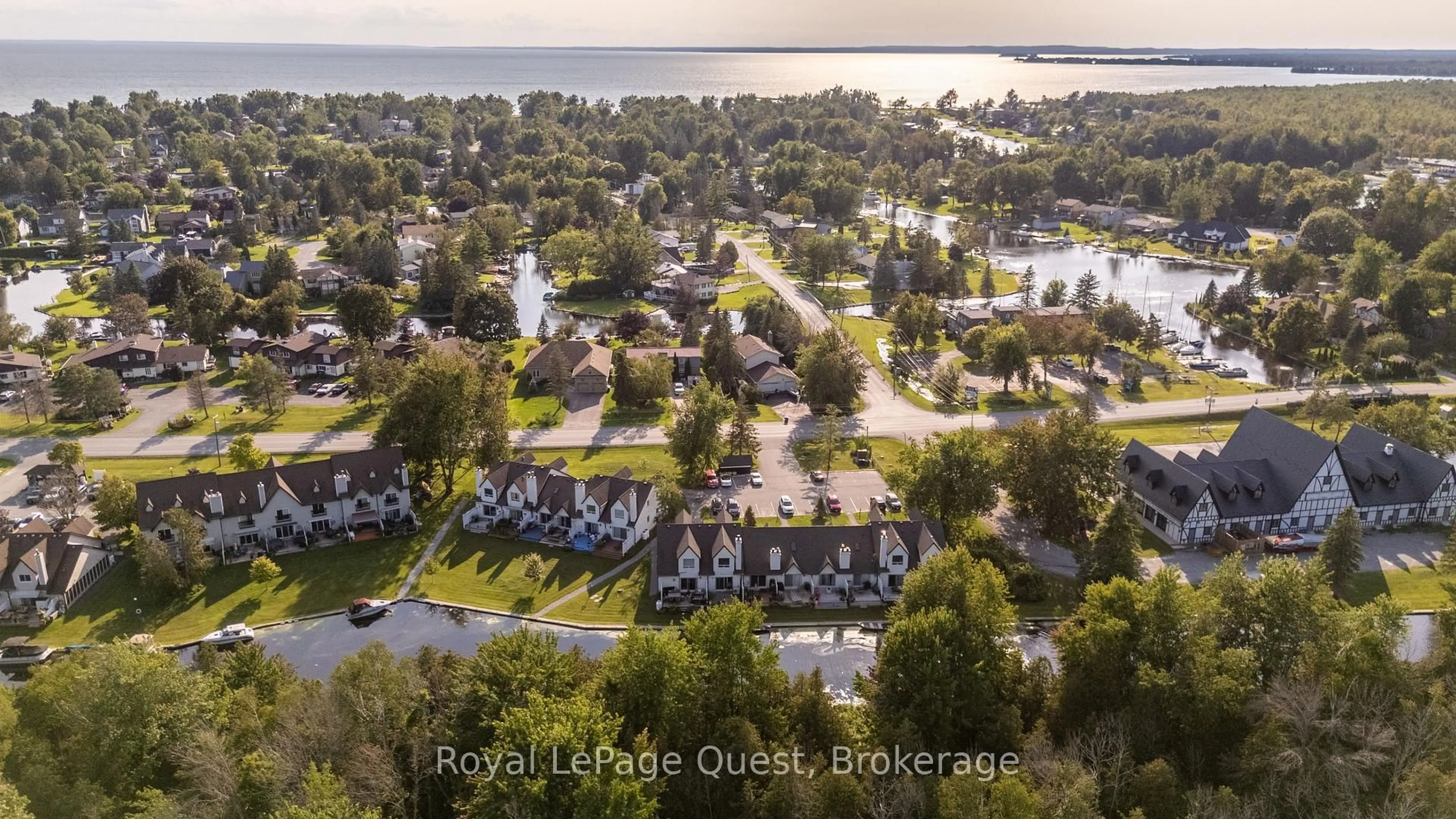 A pic from outside/outdoor area/front of a property/back of a property/a pic from drone, water/lake/river/ocean view for 81 Laguna Pkwy #7, Ramara Ontario L0K 1B0