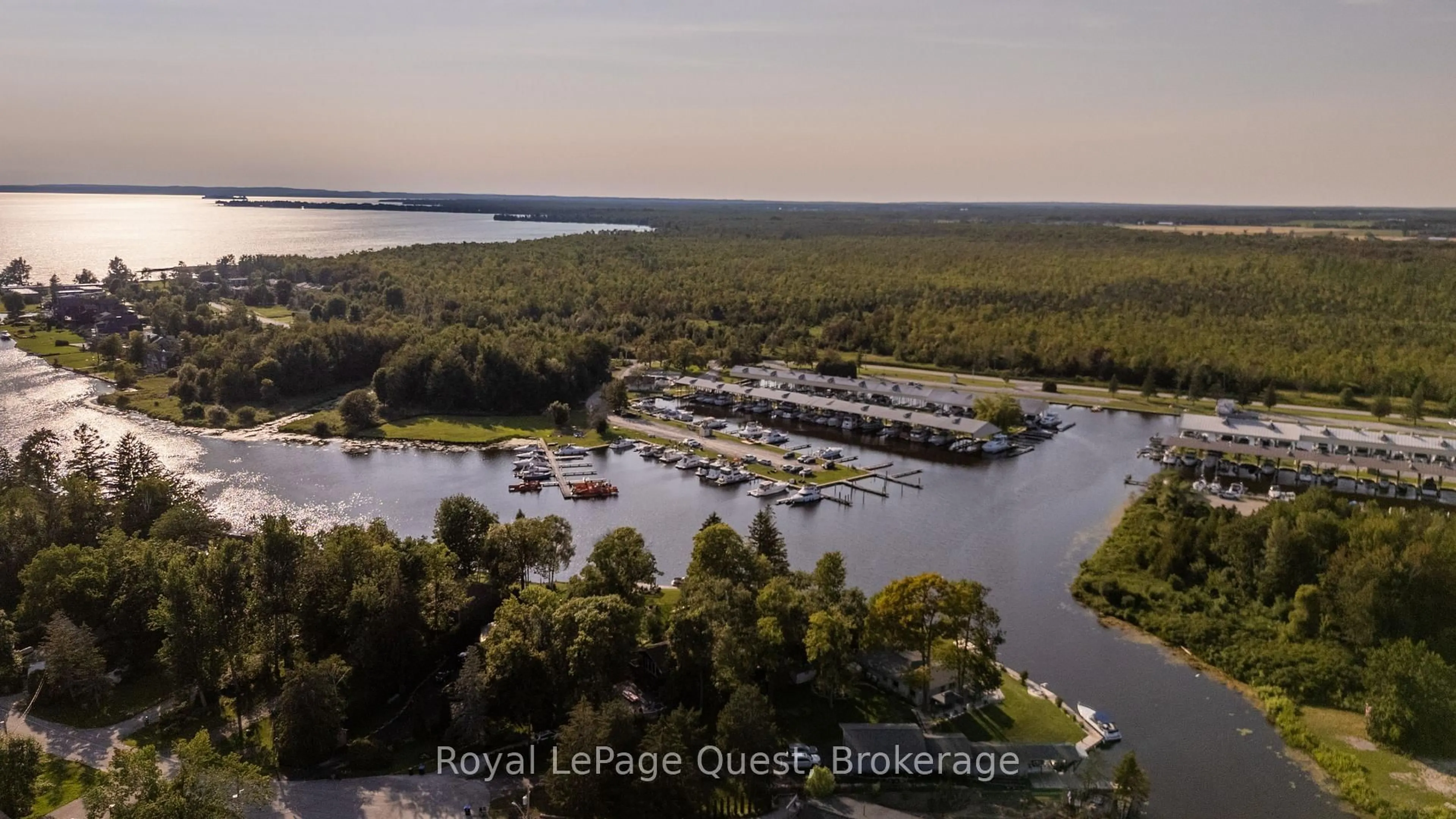 A pic from outside/outdoor area/front of a property/back of a property/a pic from drone, water/lake/river/ocean view for 81 Laguna Pkwy #7, Ramara Ontario L0K 1B0